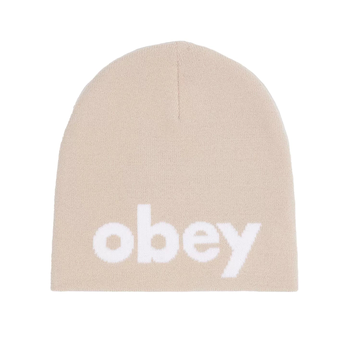 Lowercase Beanie (Silver Grey)