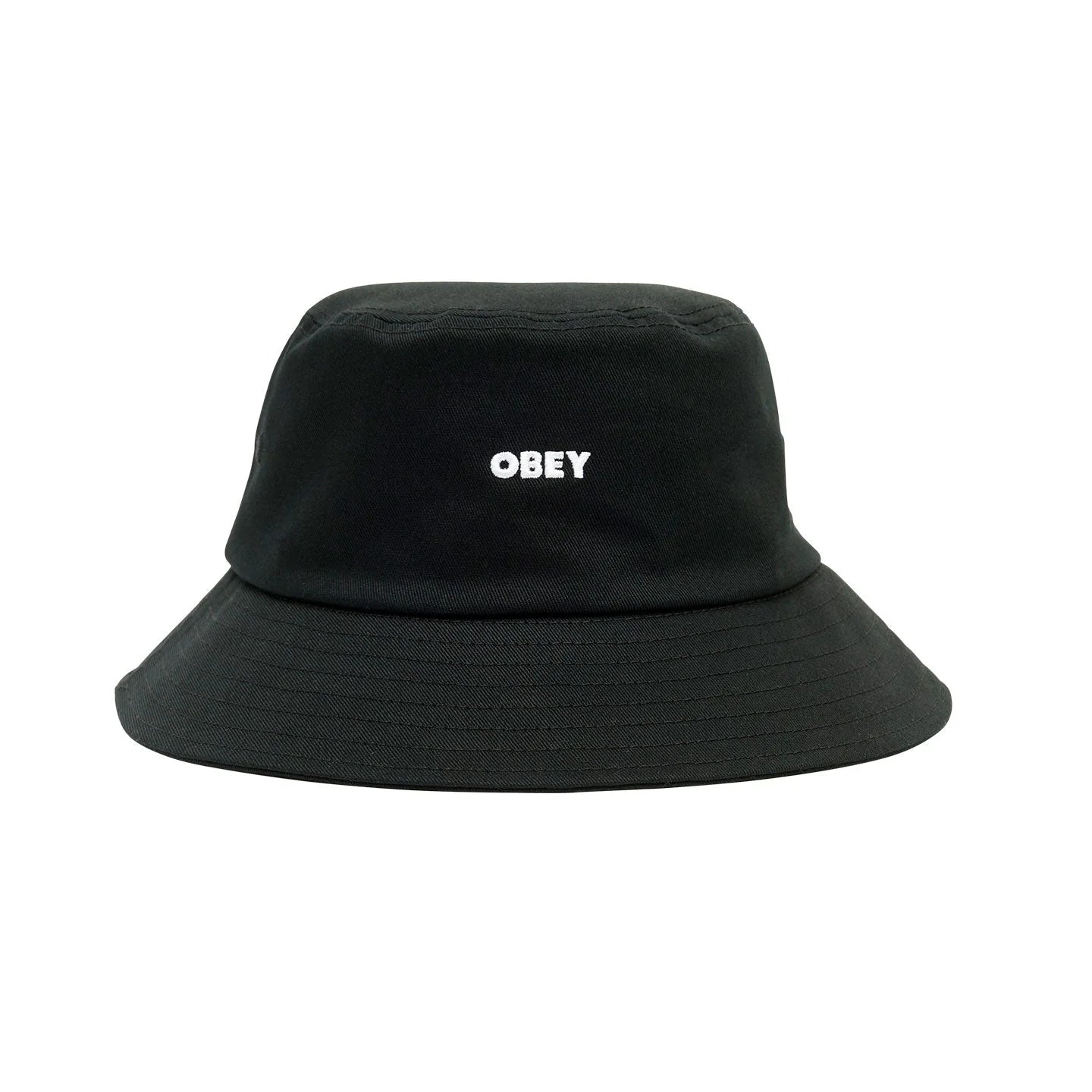 Bold Twill Bucket Hat (Black)