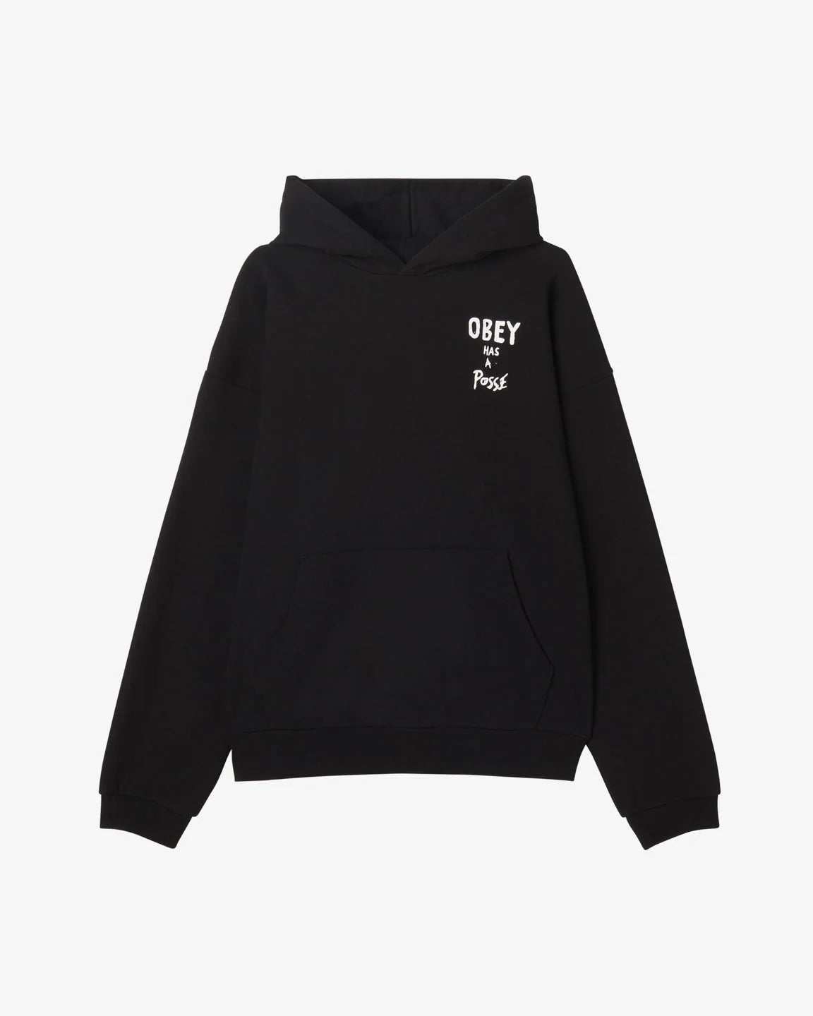 Obey Posse Extra Heavy Hood (Black)