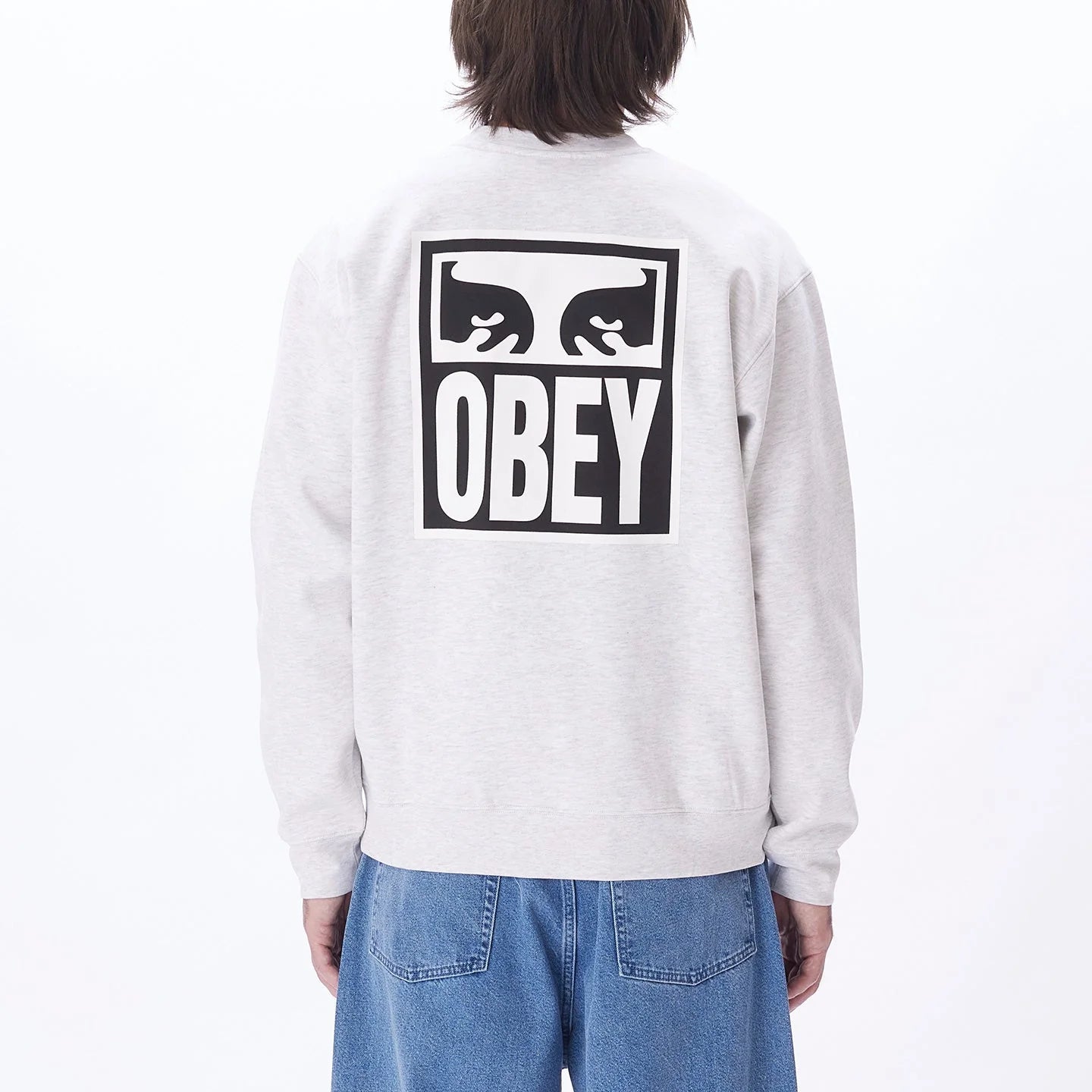 Obey Eyes Icon Crew (Heather Grey)