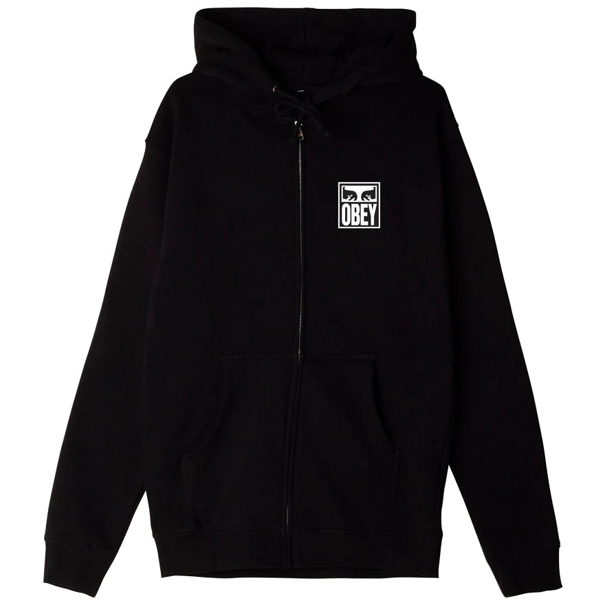 Obey Eyes Icon Zip (Black)