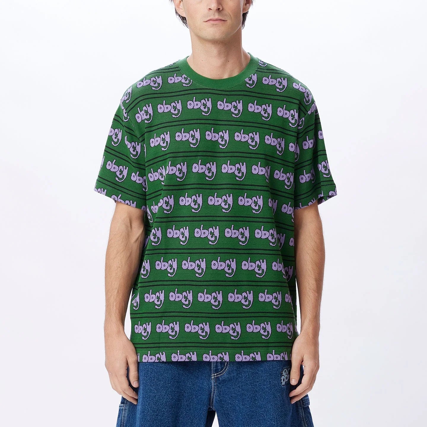 Depiction Jacquard Tee SS (Palm Leaf Multi)