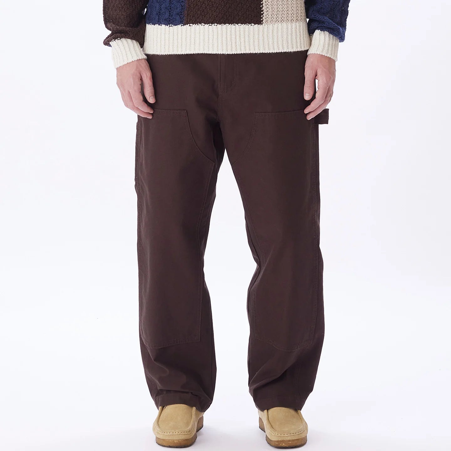 Big timer twill double knee carpenter pant (Java brown)