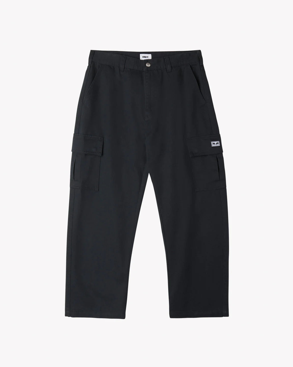 Bigwig Baggy Twill Cargo Pant (Black)