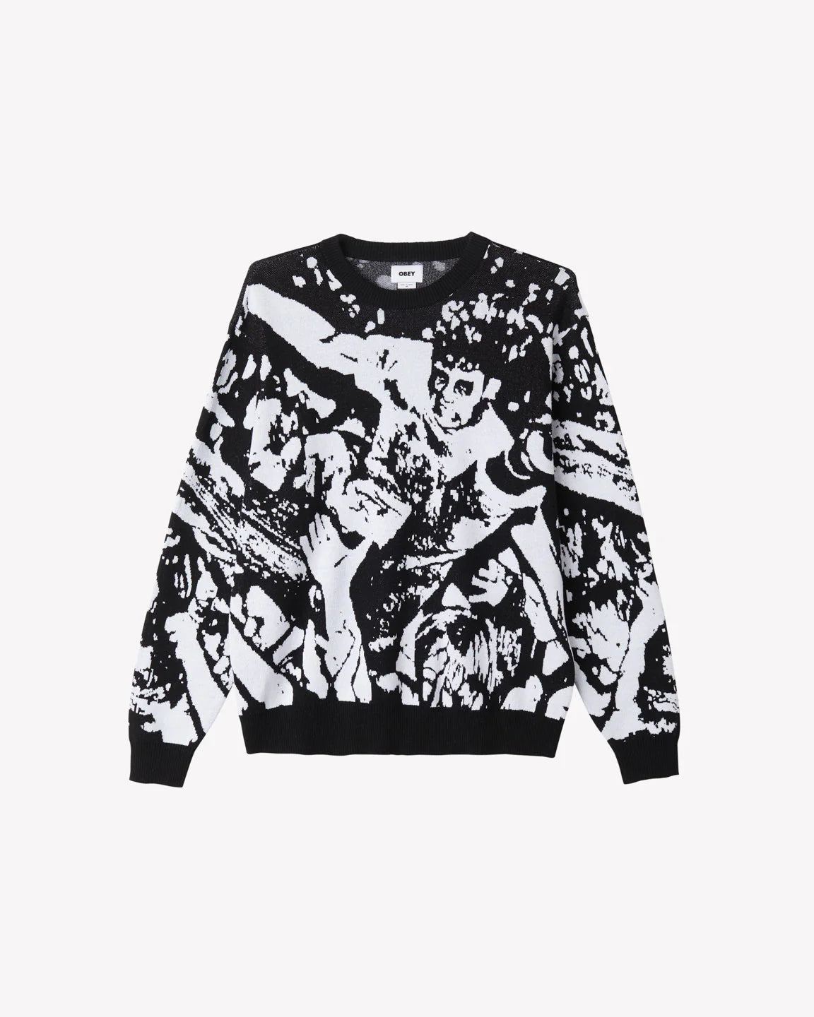 Crowd Surfing Sweater (Black multi)