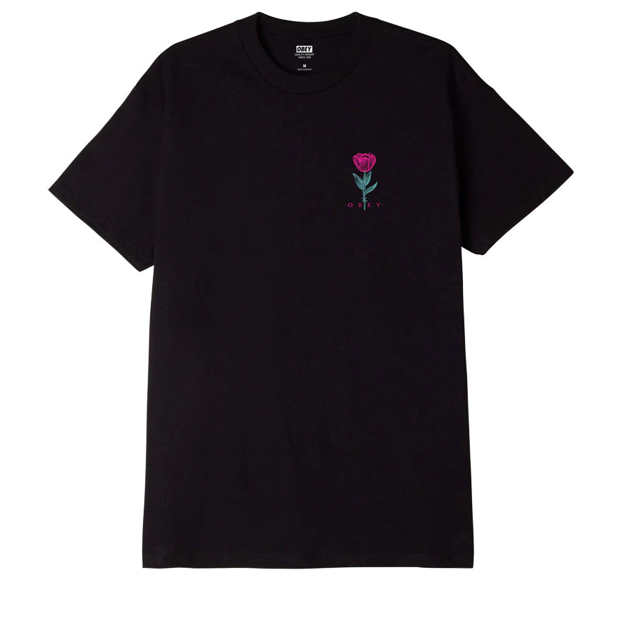 Obey Barbwire flower (Black)