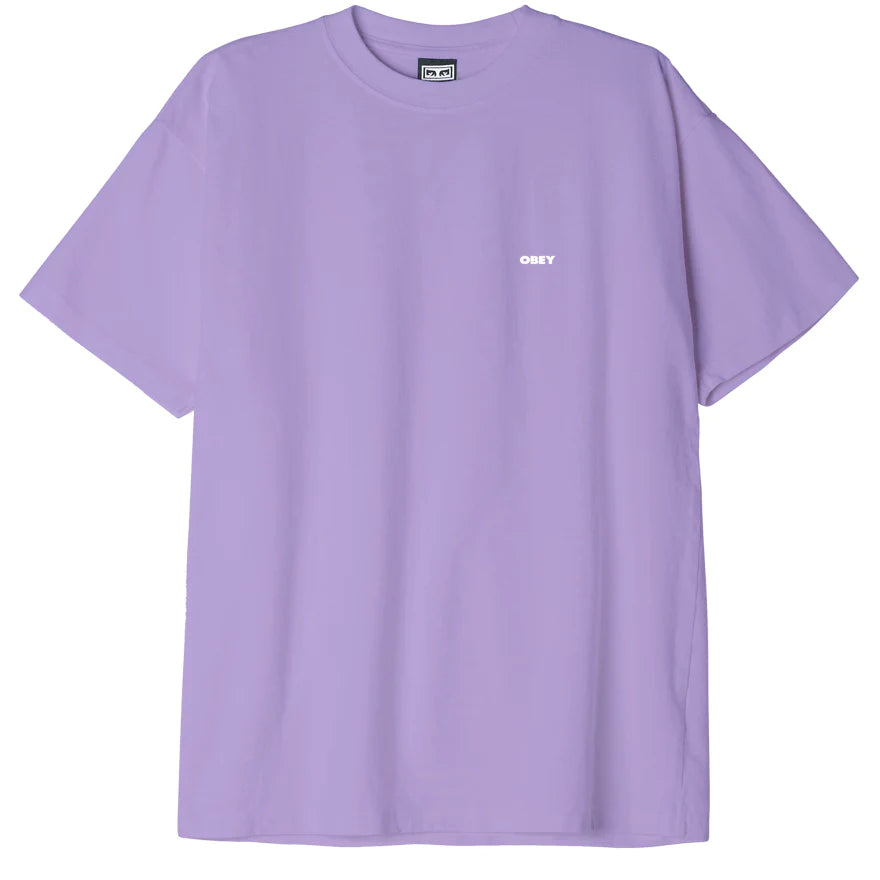 Obey Bold Icon Heavyweight Tee (Digital lavander)