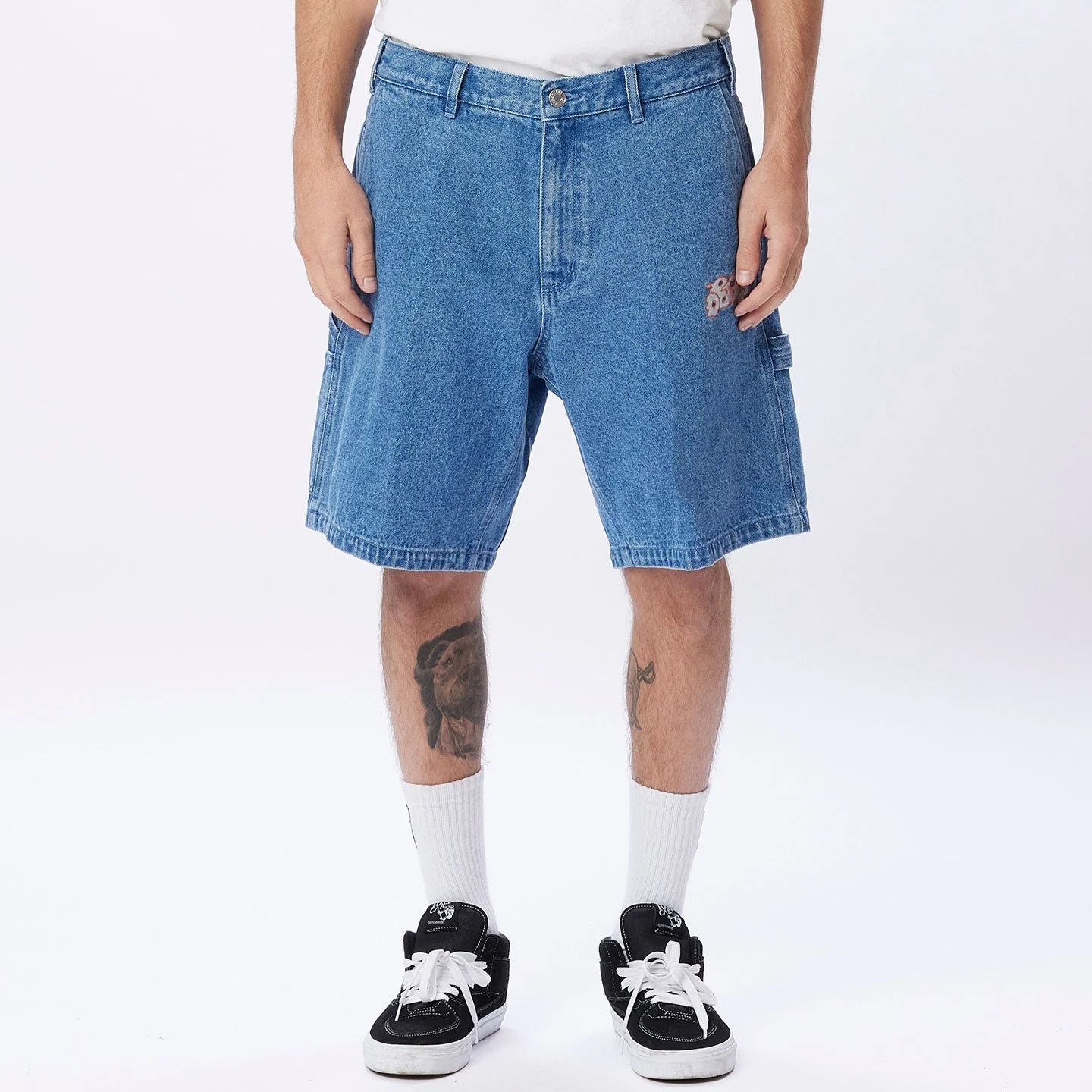 Time Carpenter Denim Short (Light Indigo)