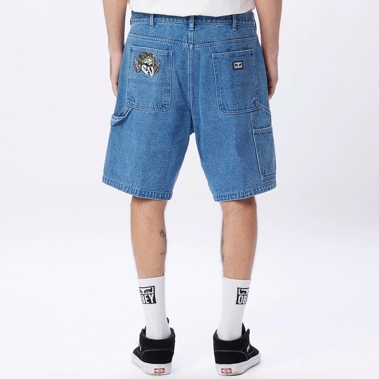 Time Carpenter Denim Short (Light Indigo)