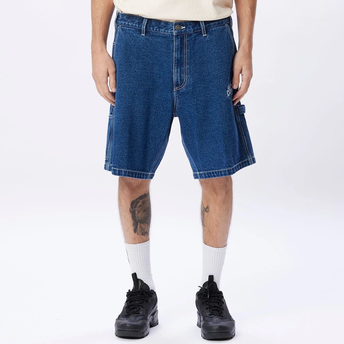 Time Carpenter Denim Short (Stonewash Indigo)