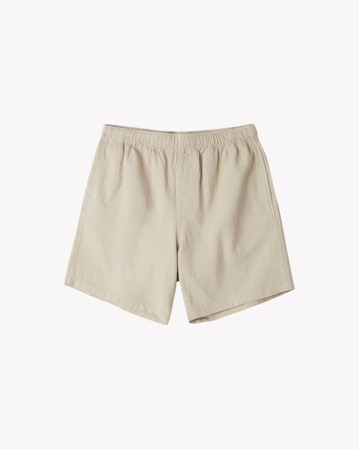 Obey Easy Linen Short (Oat Milk)