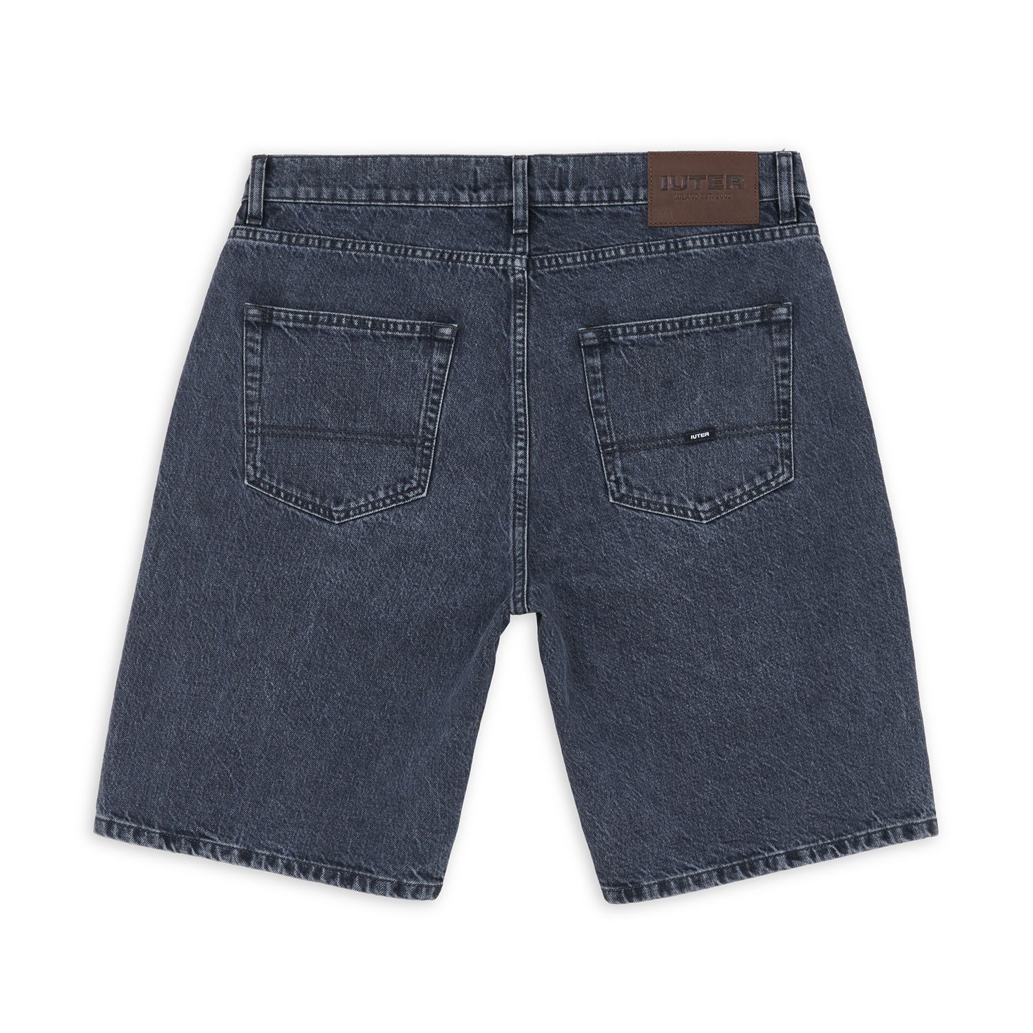 The Grey Regular Denim Short