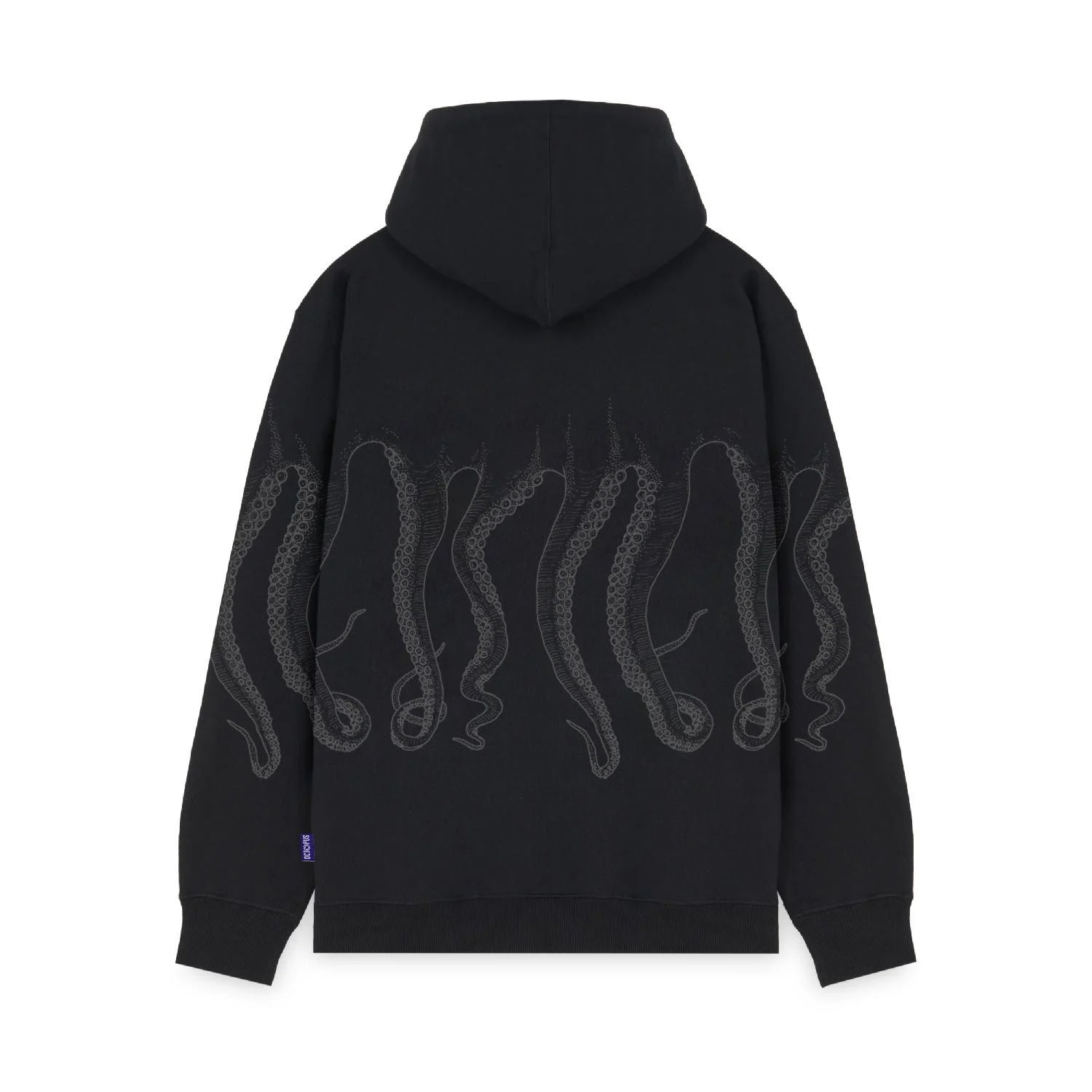 Octopus Outline Hoodie (Black)