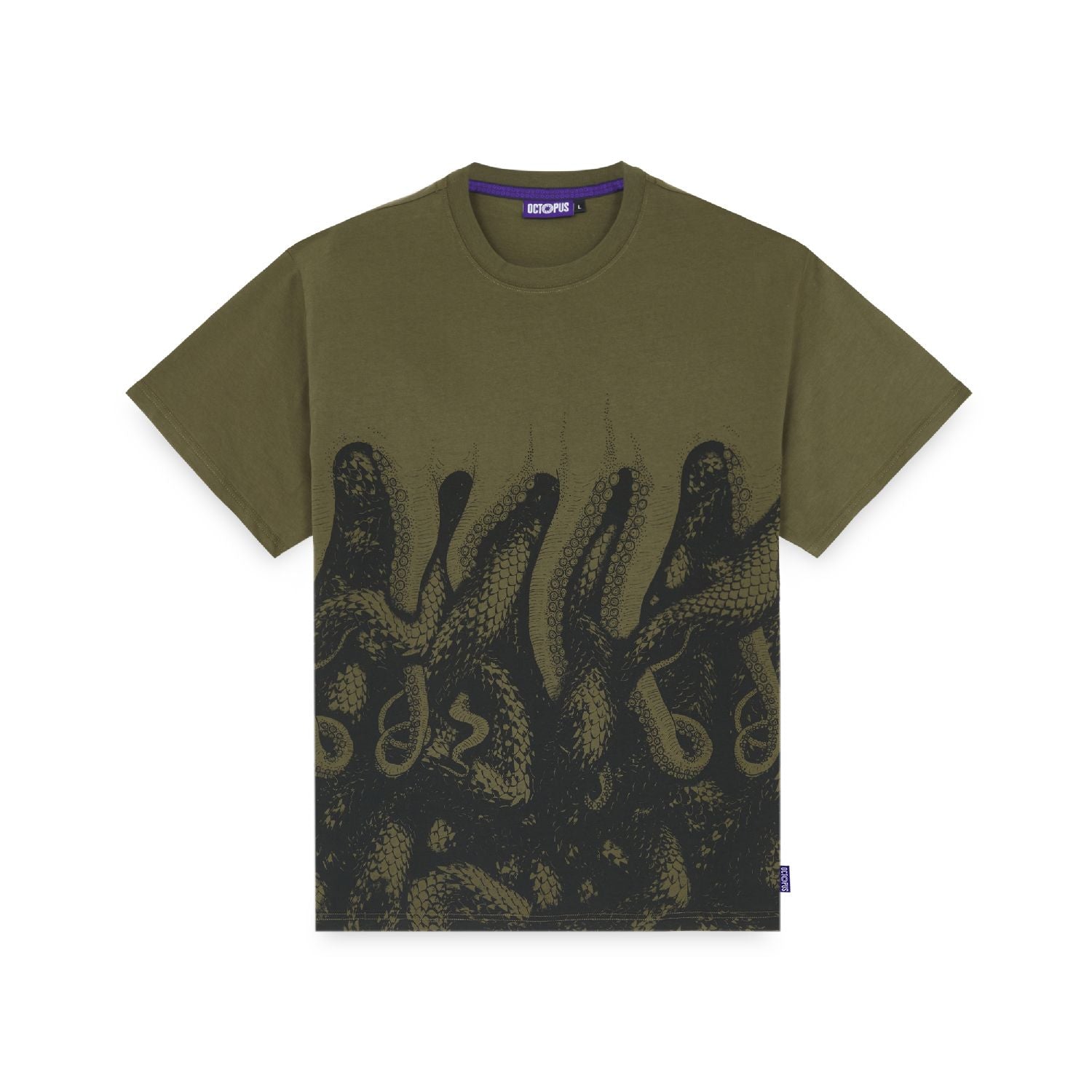 Octopus Snakes Tee (Army)