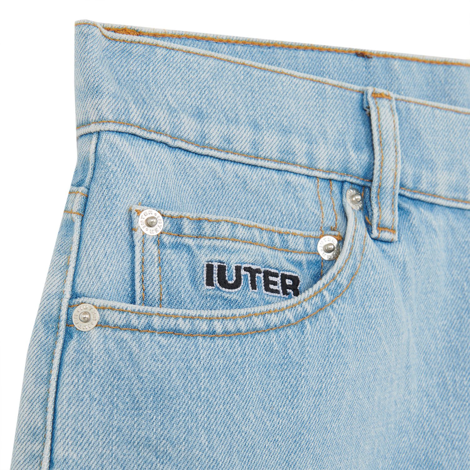 Iuter Regular Denim Short (Light blue)