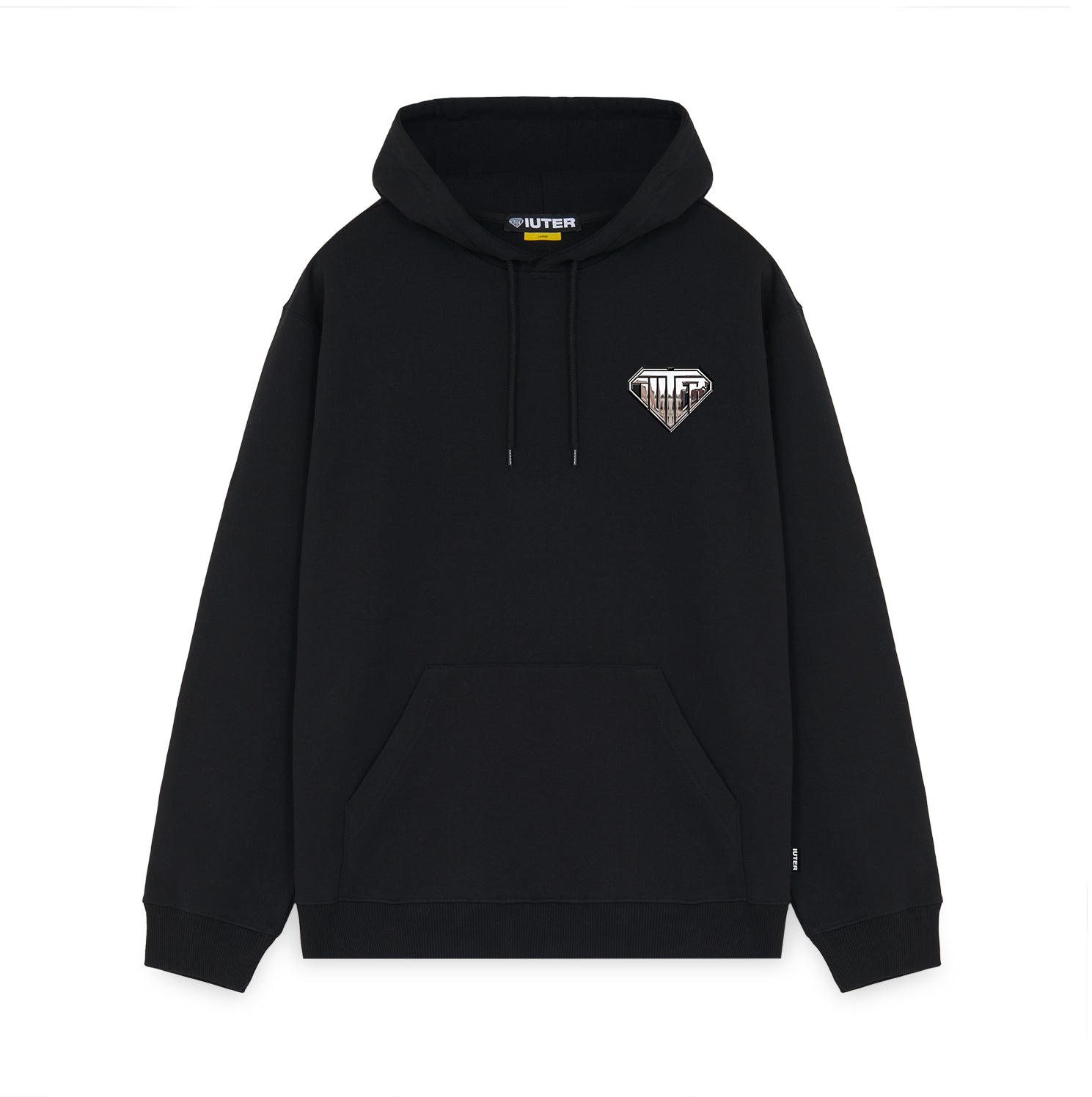 Iuter Liquid Logo Hoodie (Black)