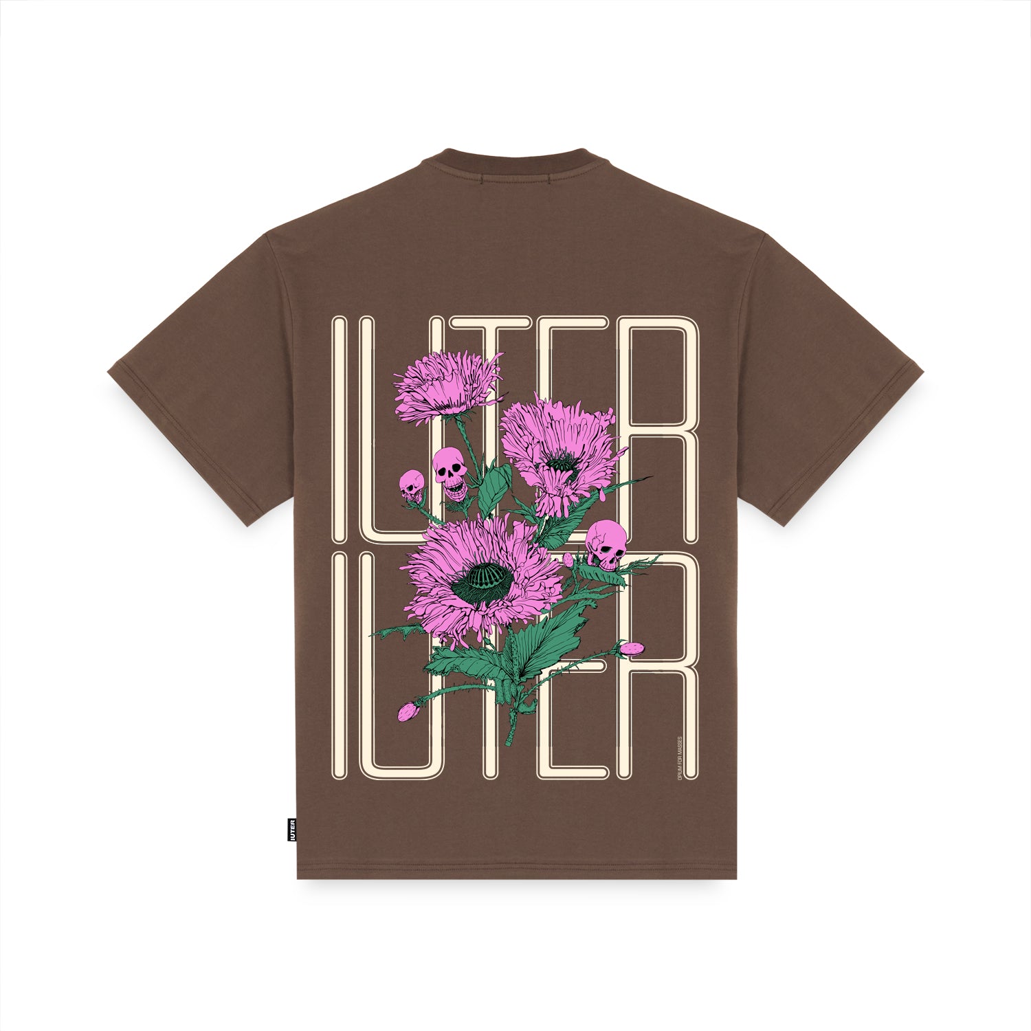 Iuter Spine Skulls Tee (Brown)