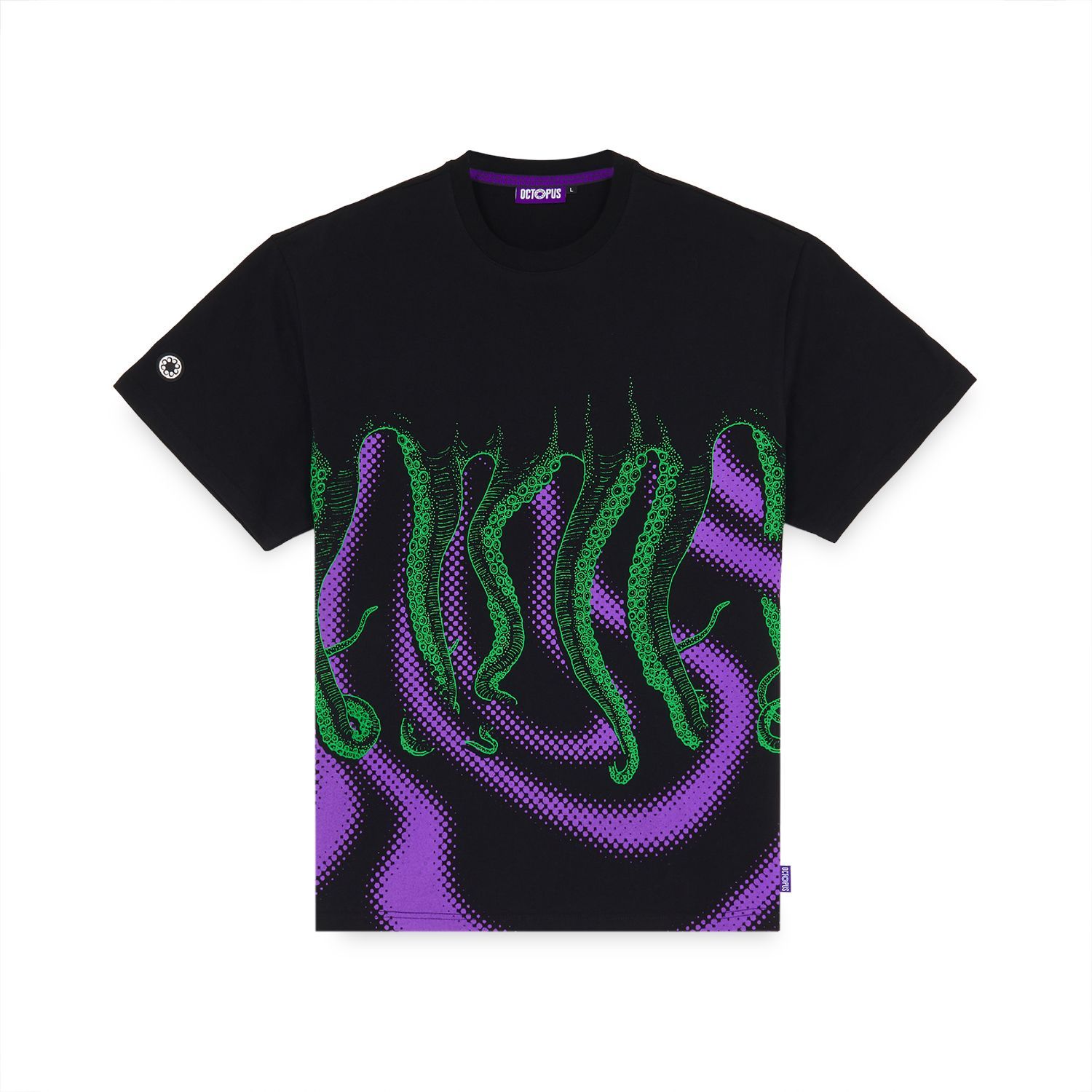 Octopus Vortex Tee (Black)