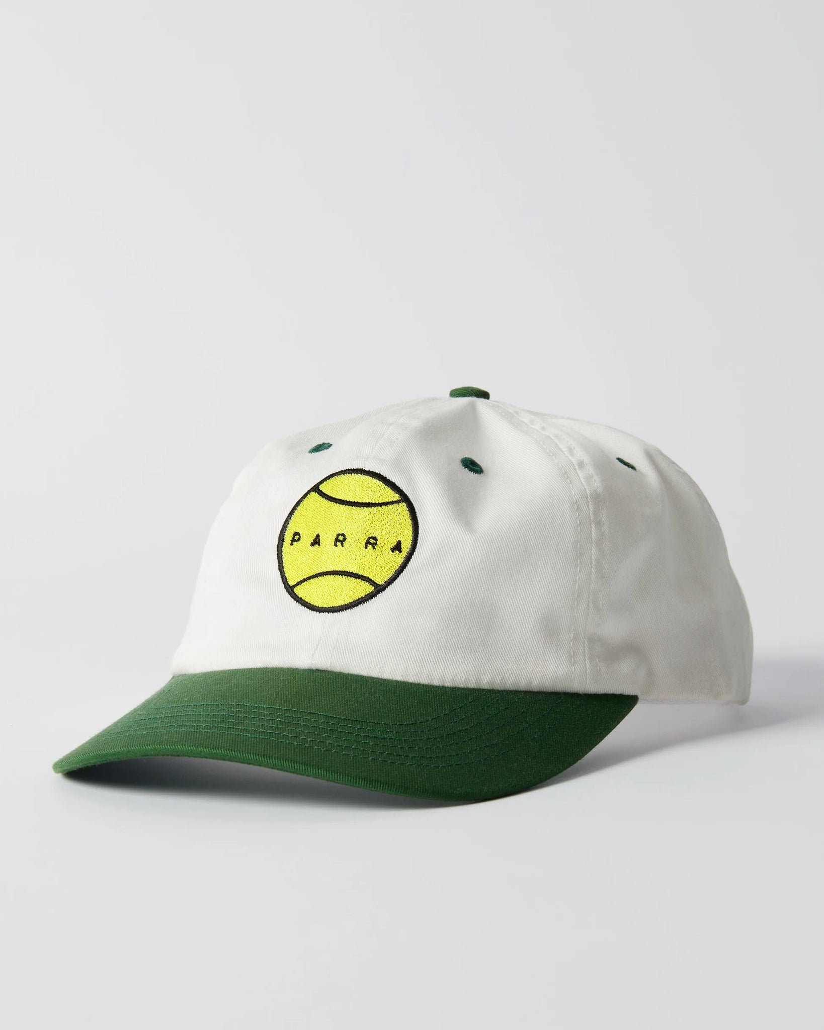 Balled 6 panel hat (white)