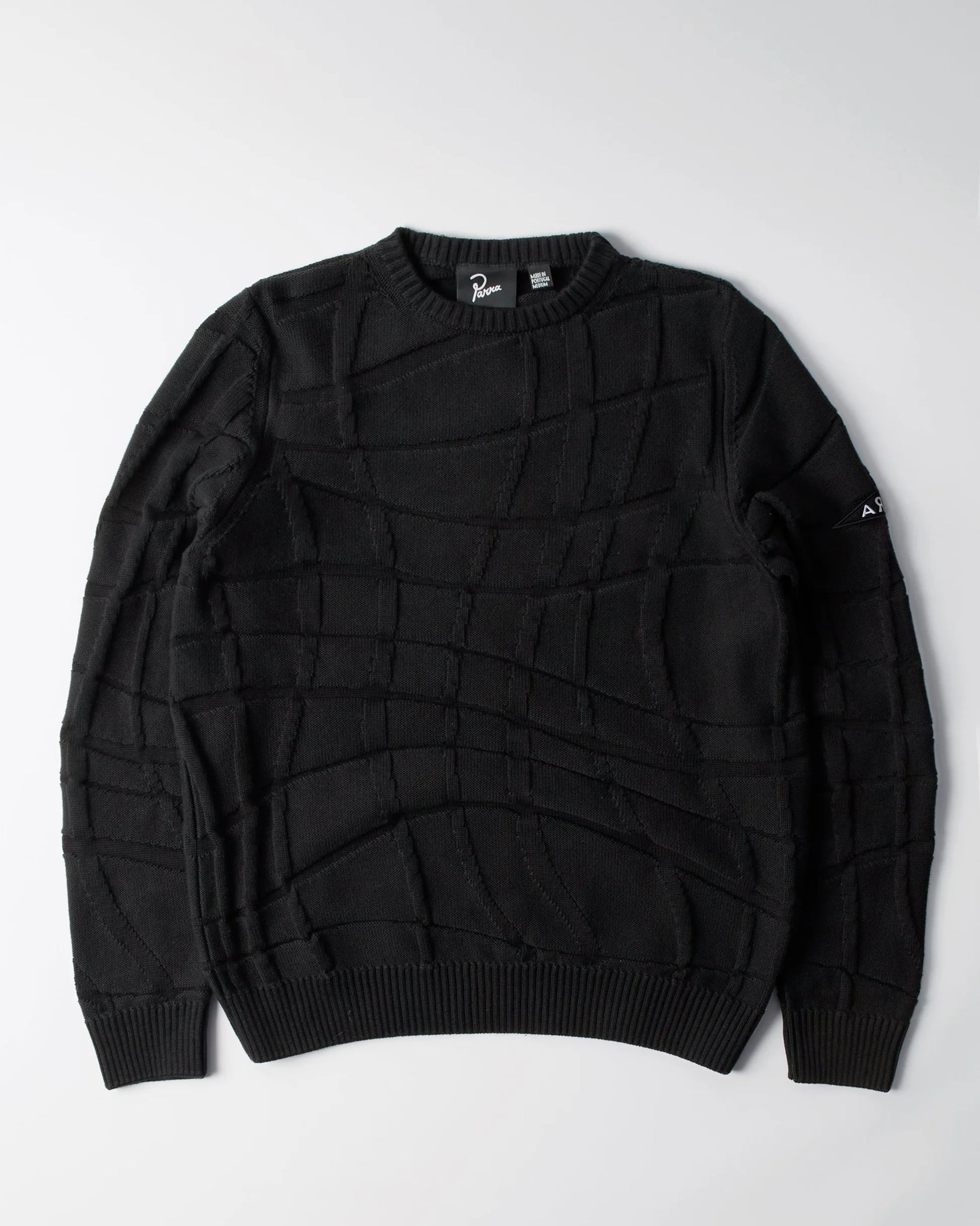 Your boring abstract village knitted (Black)