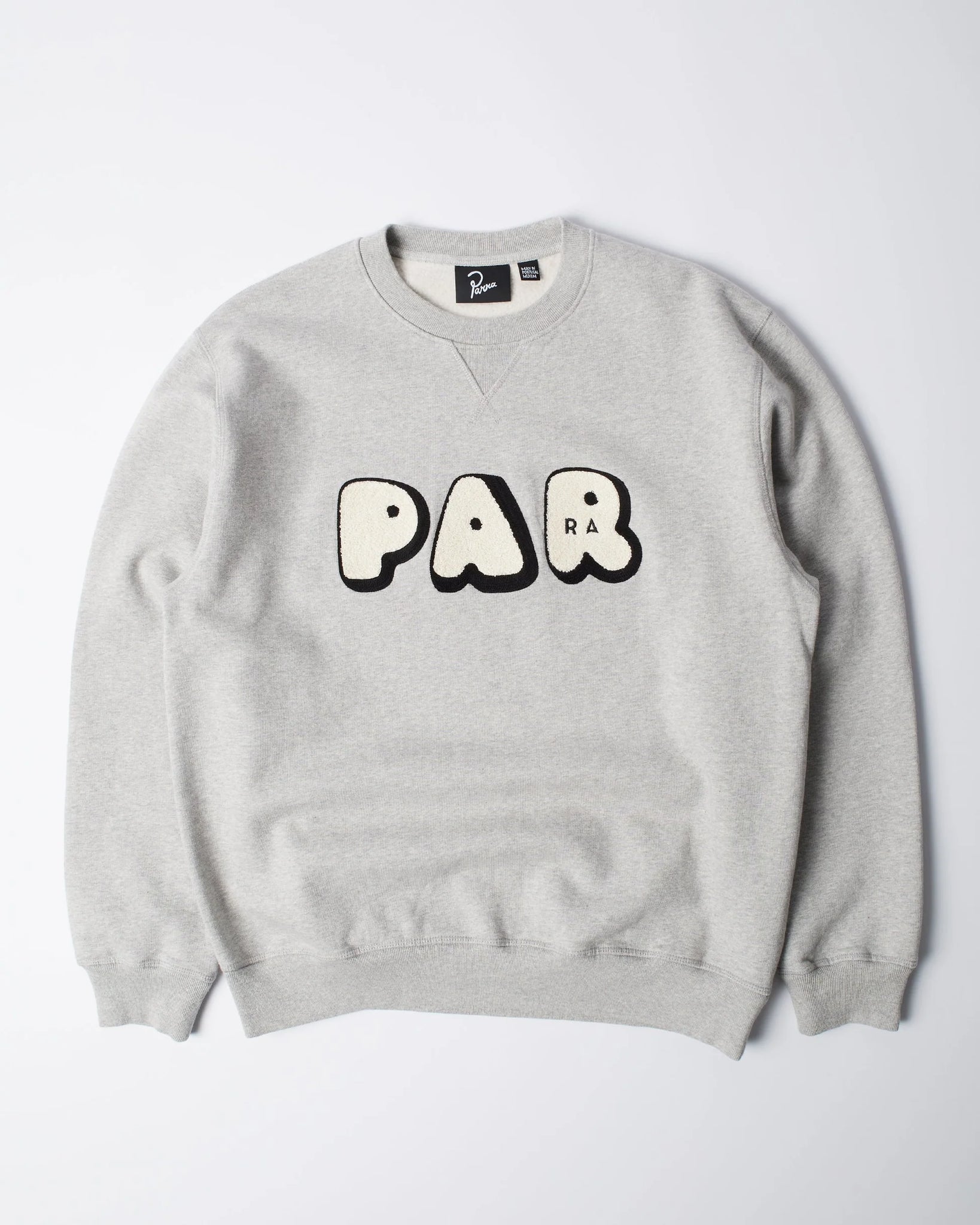 Rounded PAR crew neck sweatshirt (grey)