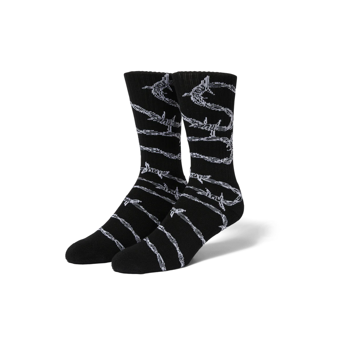 Barbed Wire Crew Sock