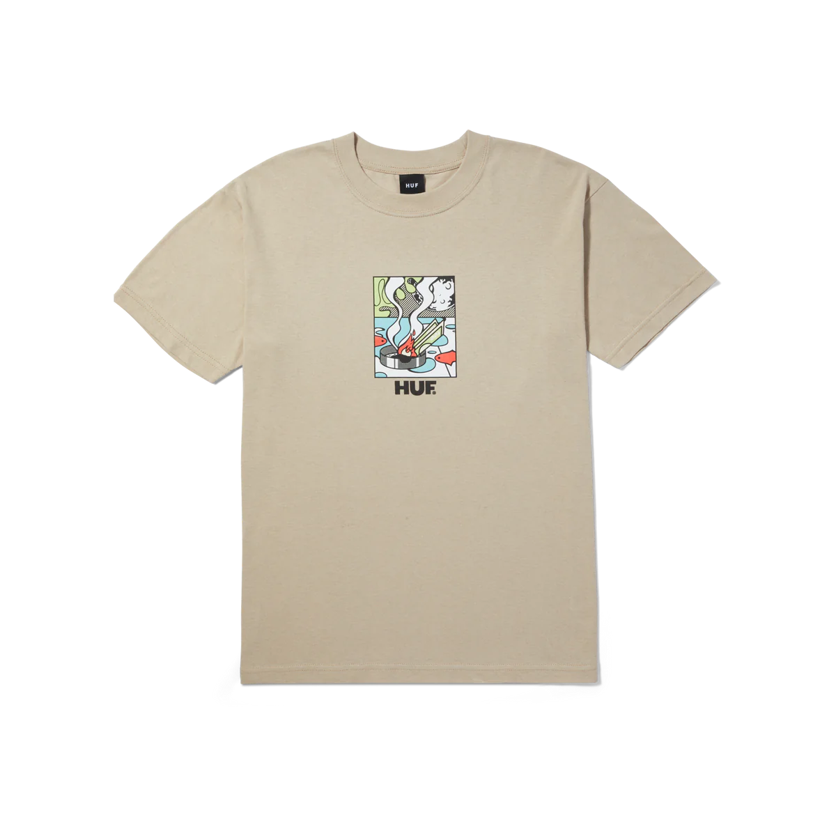 Burning Away S/S Tee (Bone)