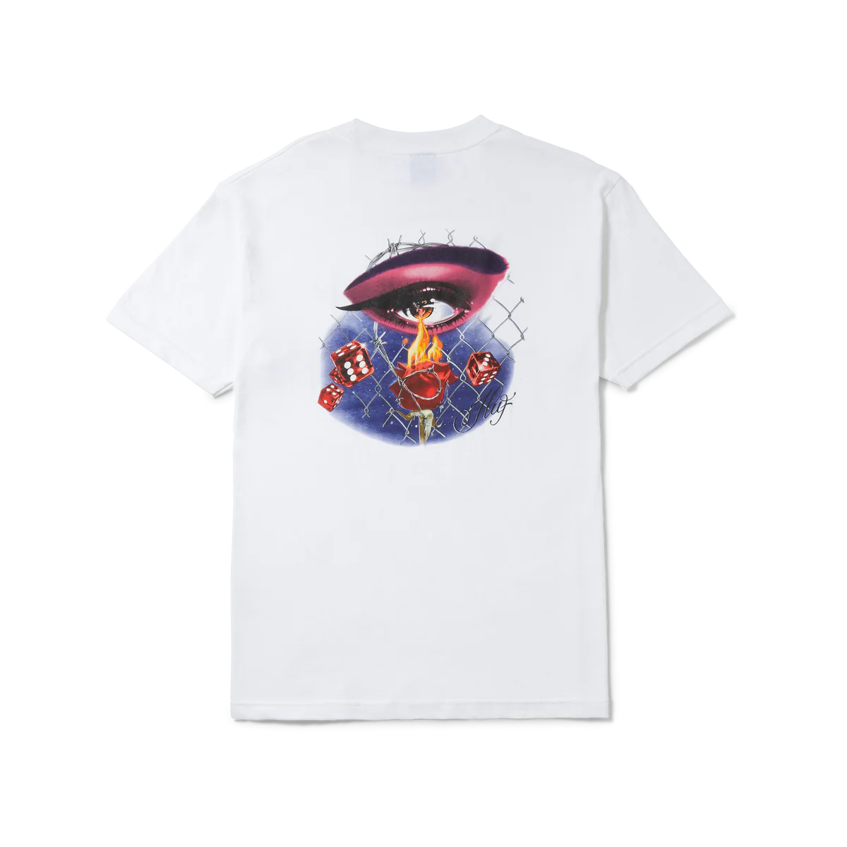 Feline Eye S/S Tee (White)