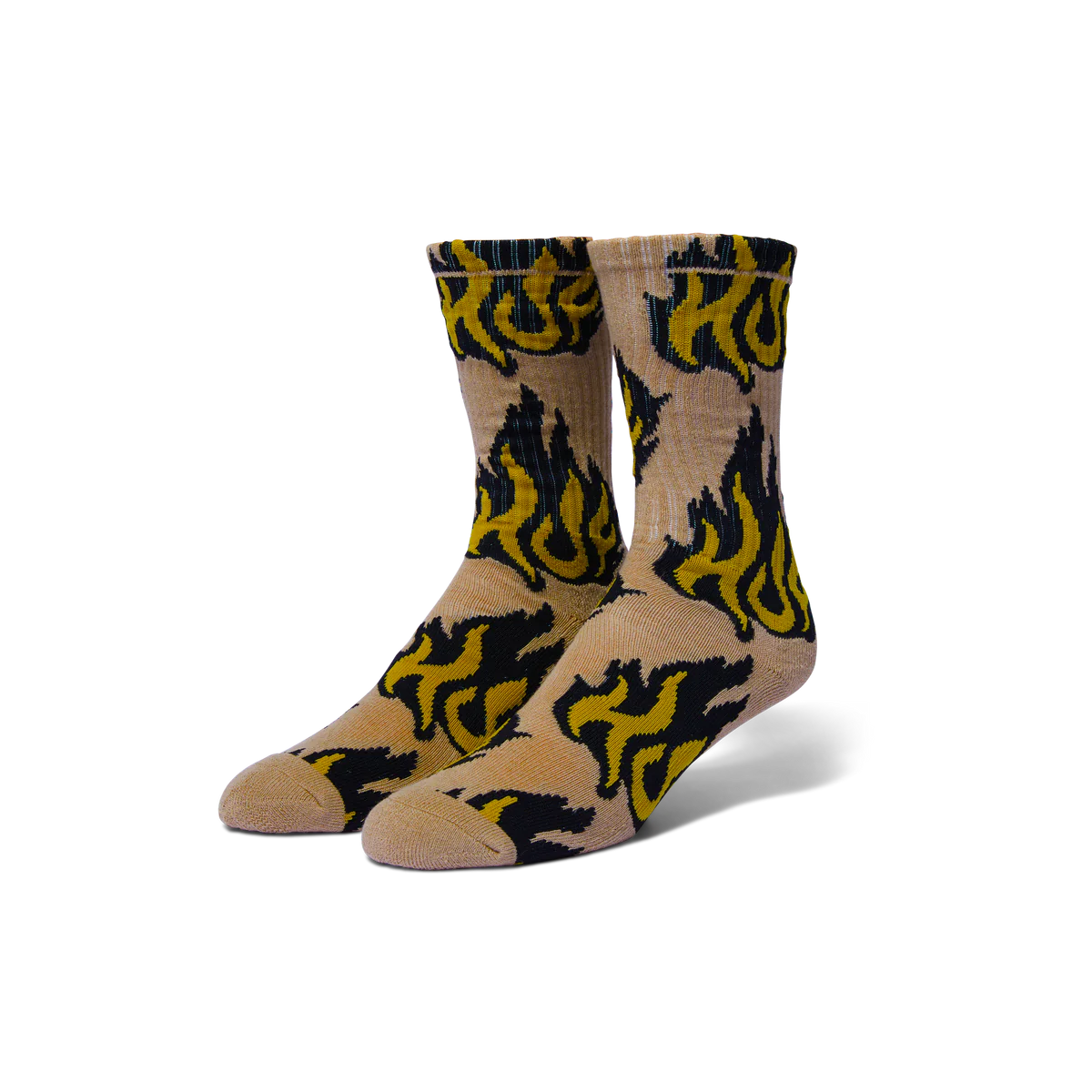 Flamin Crew Socks (Oatmeal)