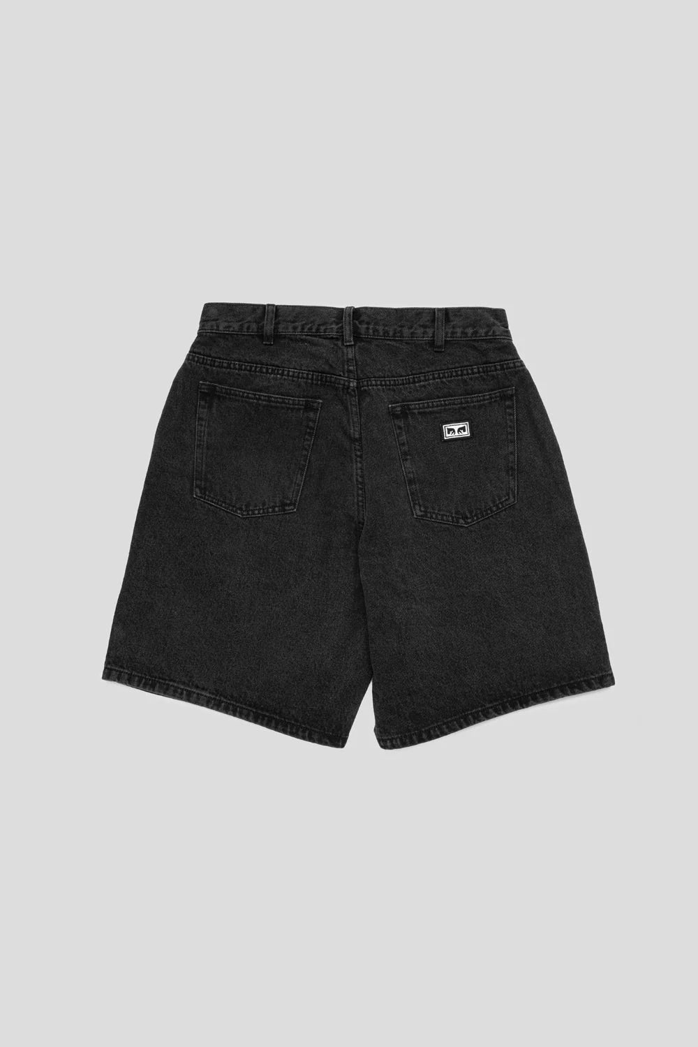 Obey Bigwig Baggy Denim Short  (Black)