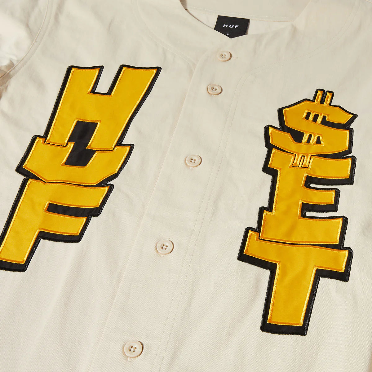 Huf Team Baseball Jersey (Bone)