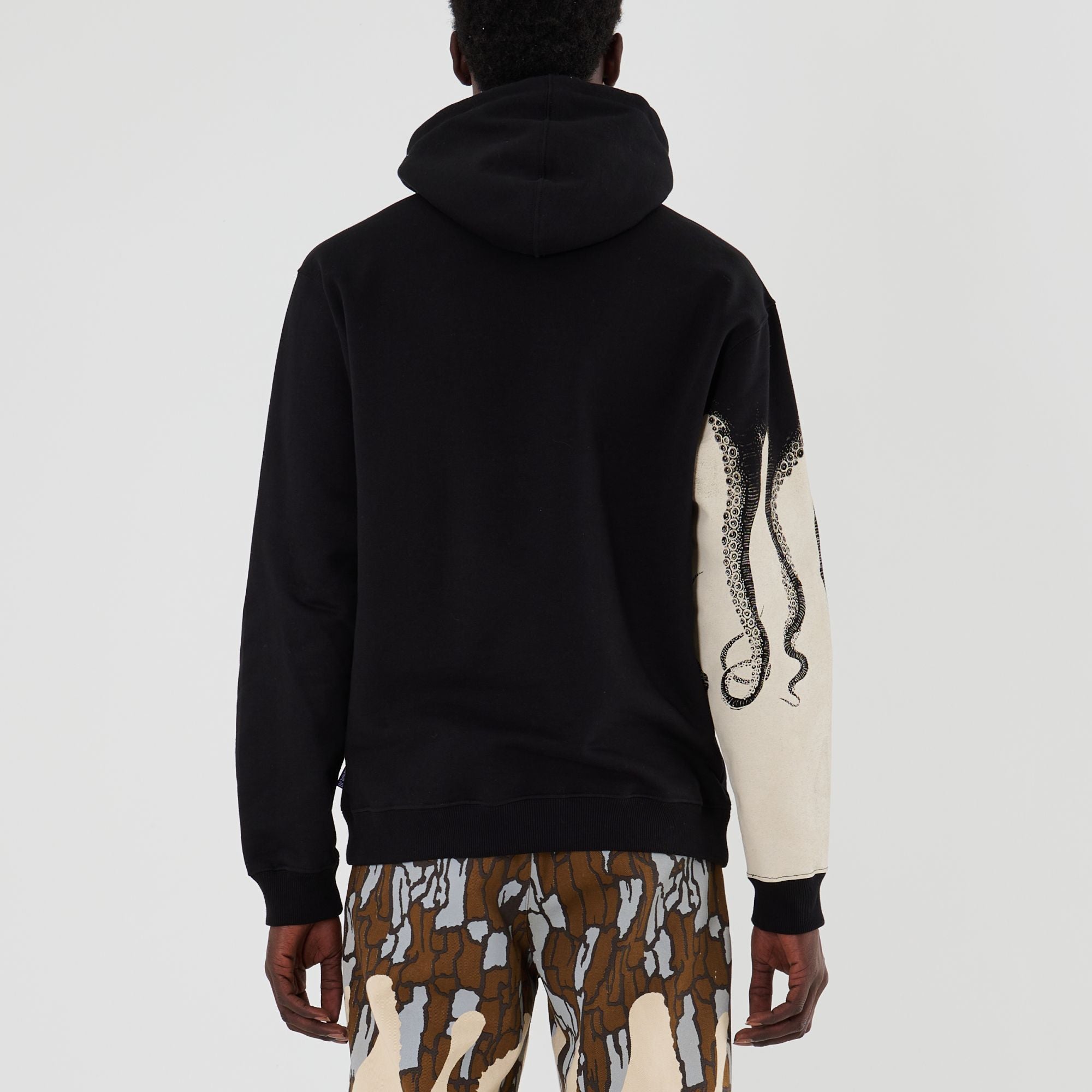 Octopus side Hoodie (Black)