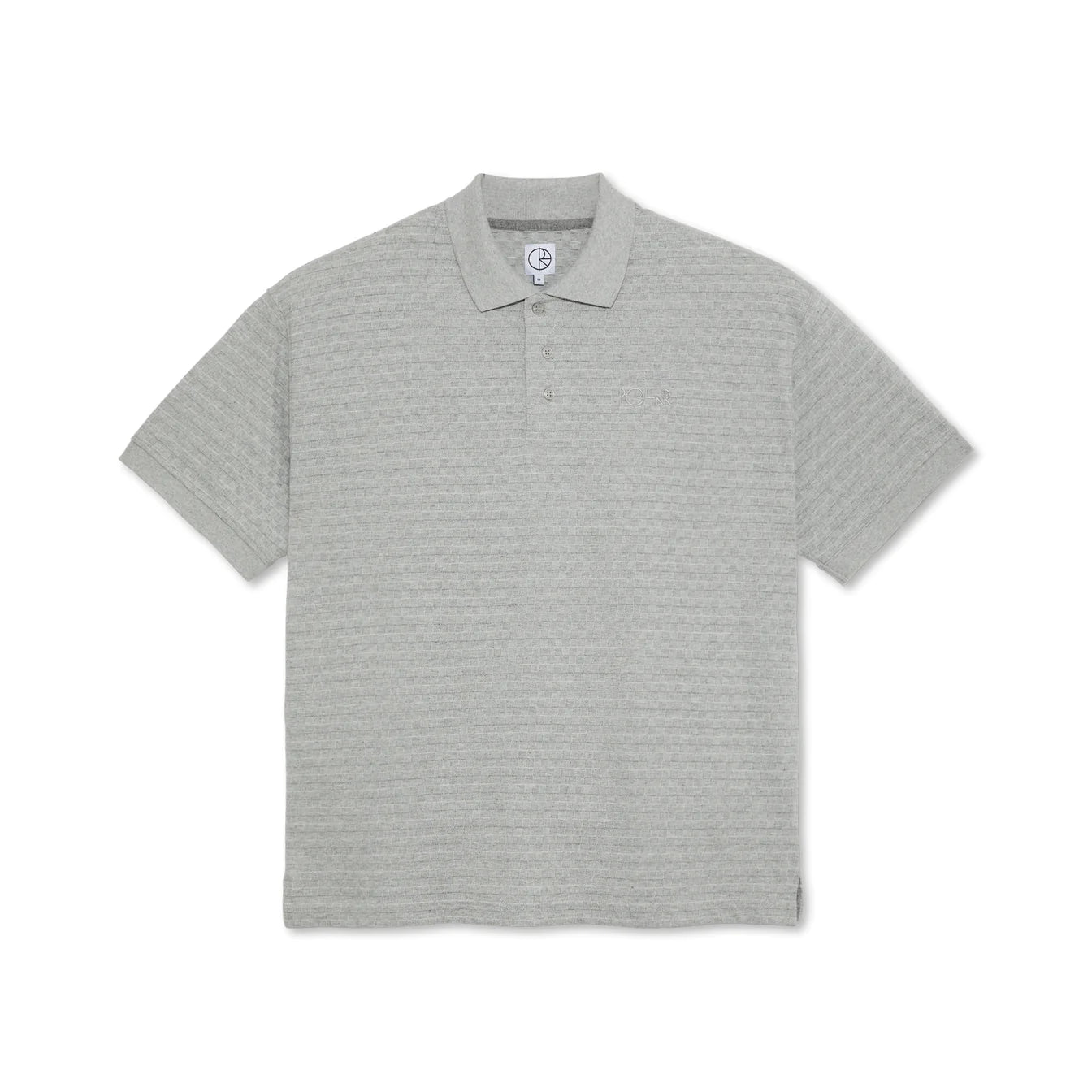 Check Surf Polo Shirt (Grey)