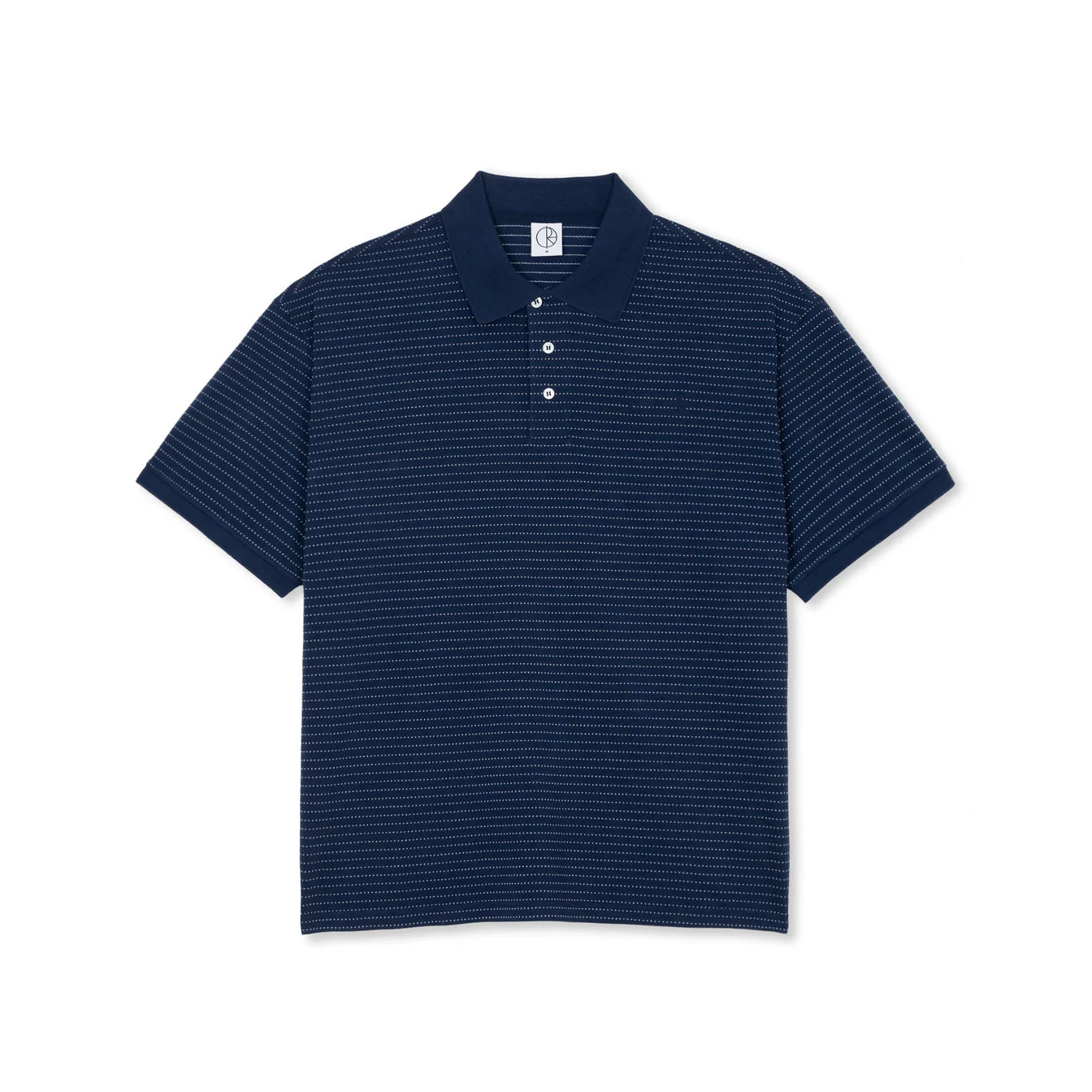 Surf Polo Shirt Dots (Dark Blue)