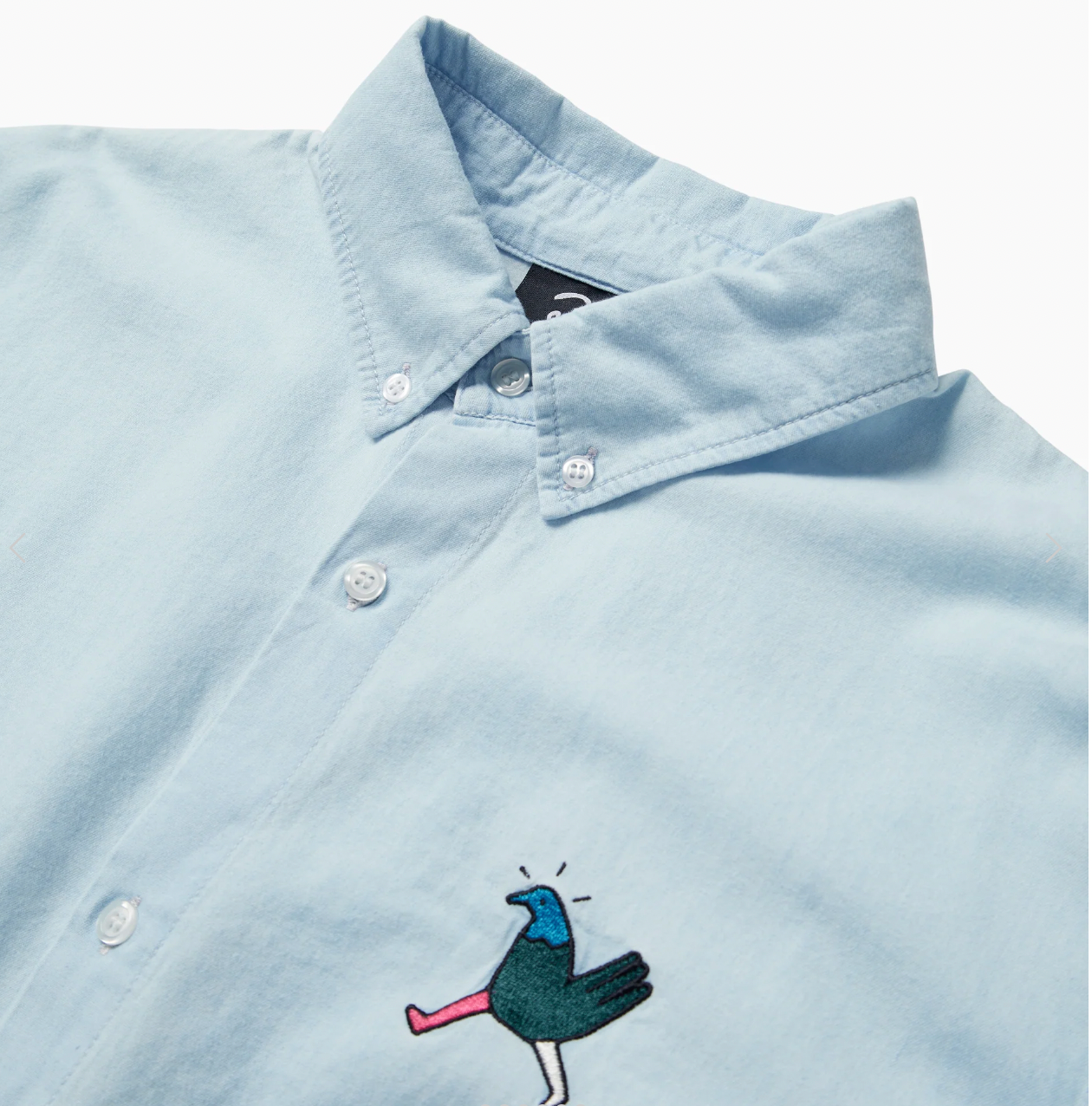 Annoyed Chicken Shirt (Bleached denim)