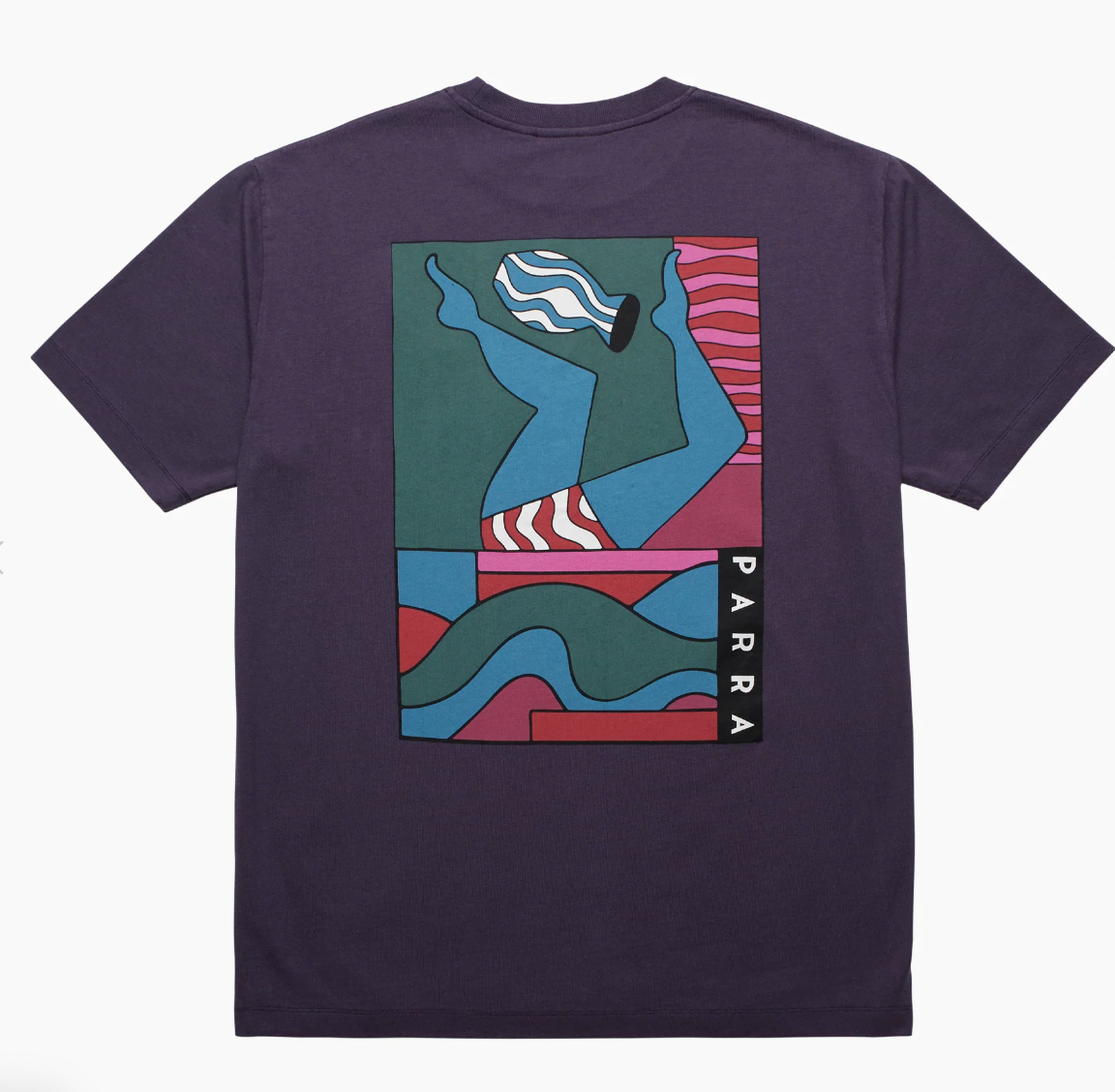 Kick the vase t-shirt (aubergine)