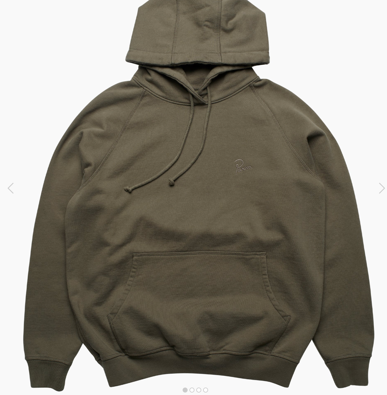 Script logo hooded sweatshirt (mushroom)