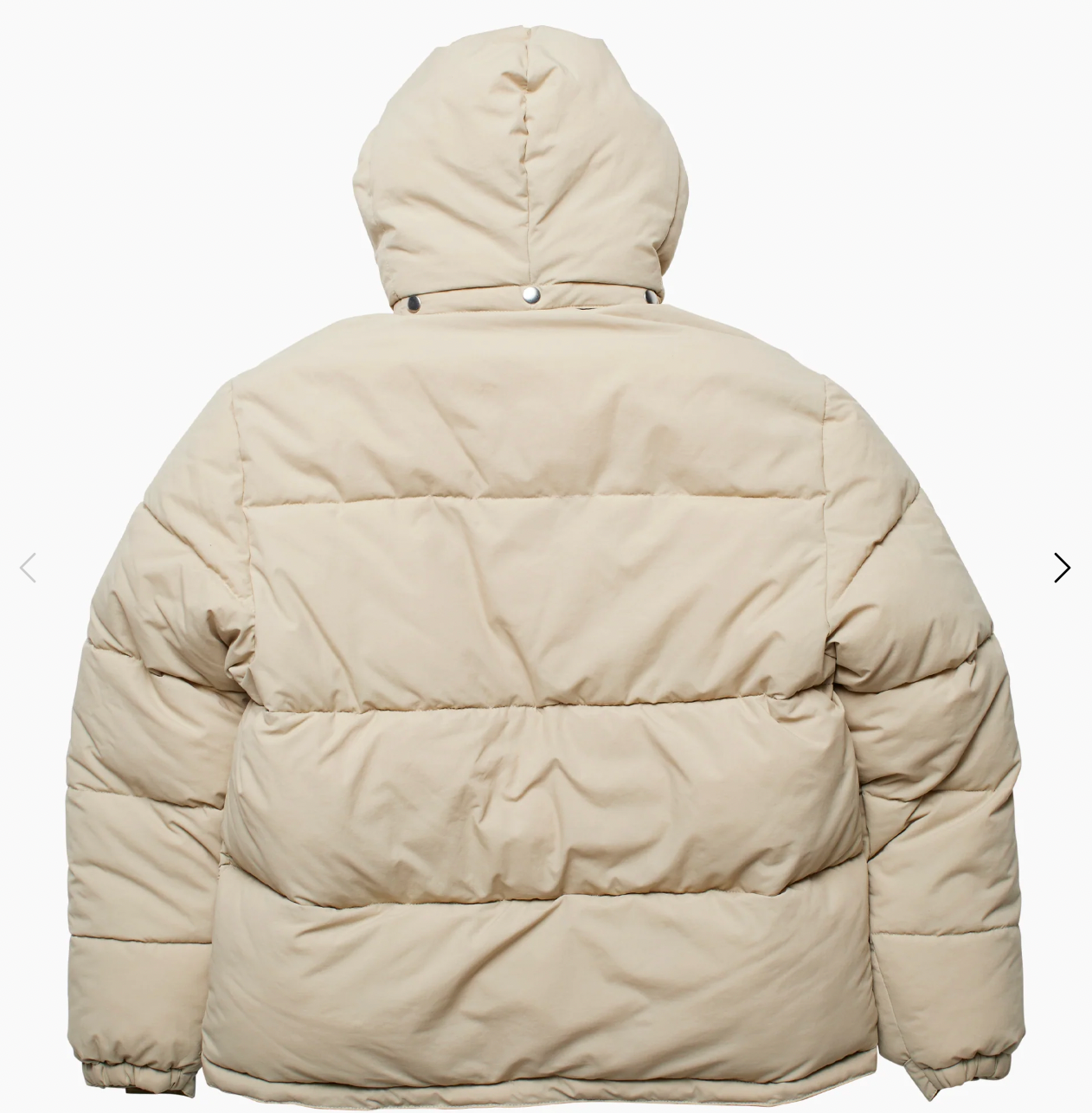 Trees in wind puffet jacket (beige)