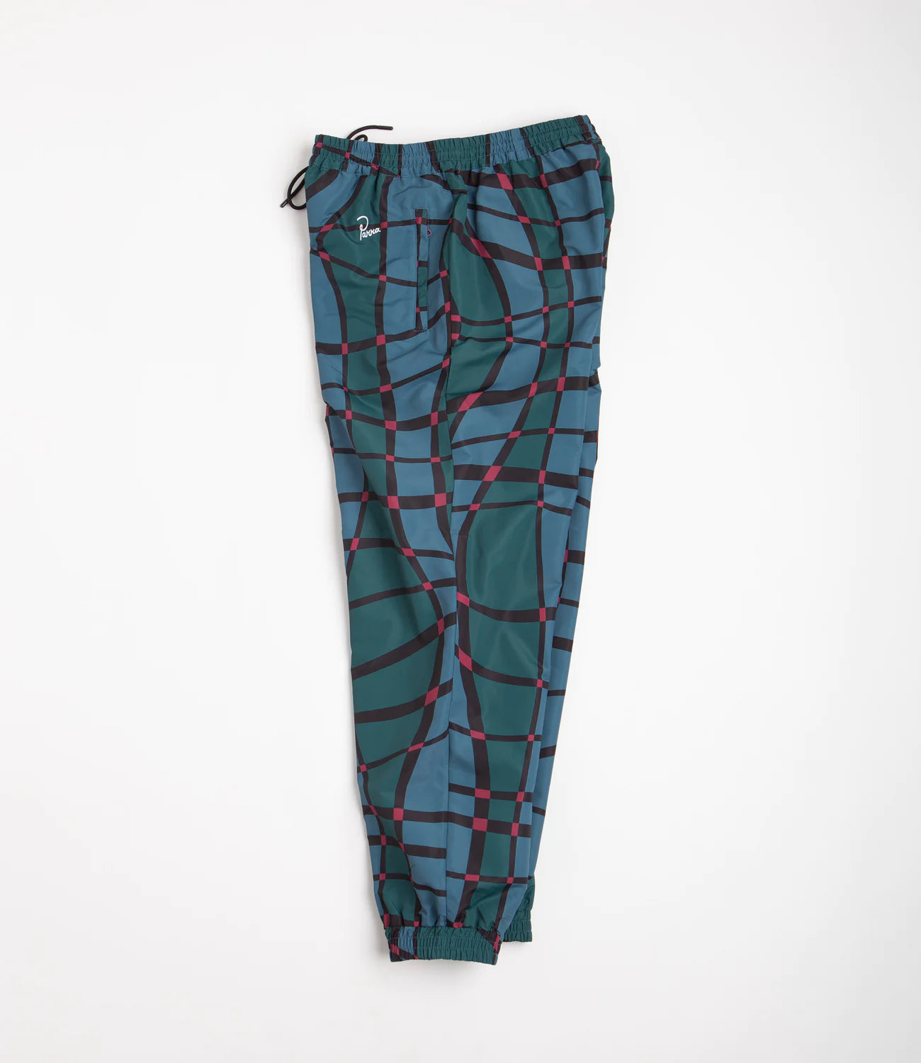 Squared waves pattern track pants (Multi Check)