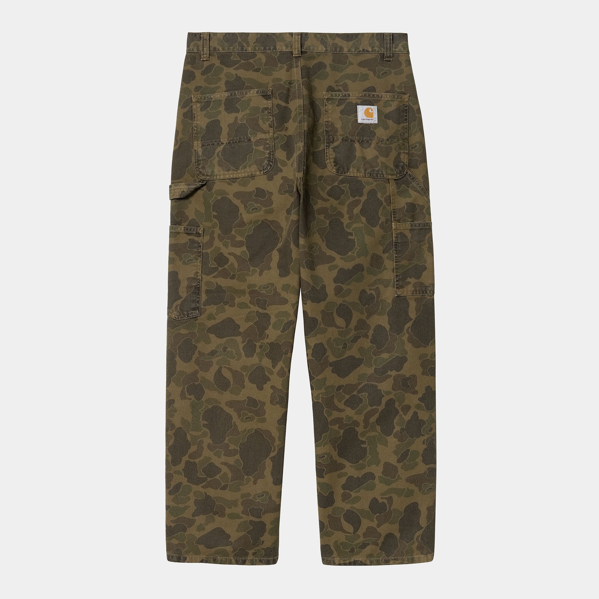 Carhartt WIP Duck Single Knee Pant (Camo Duck, Green / Office Green)