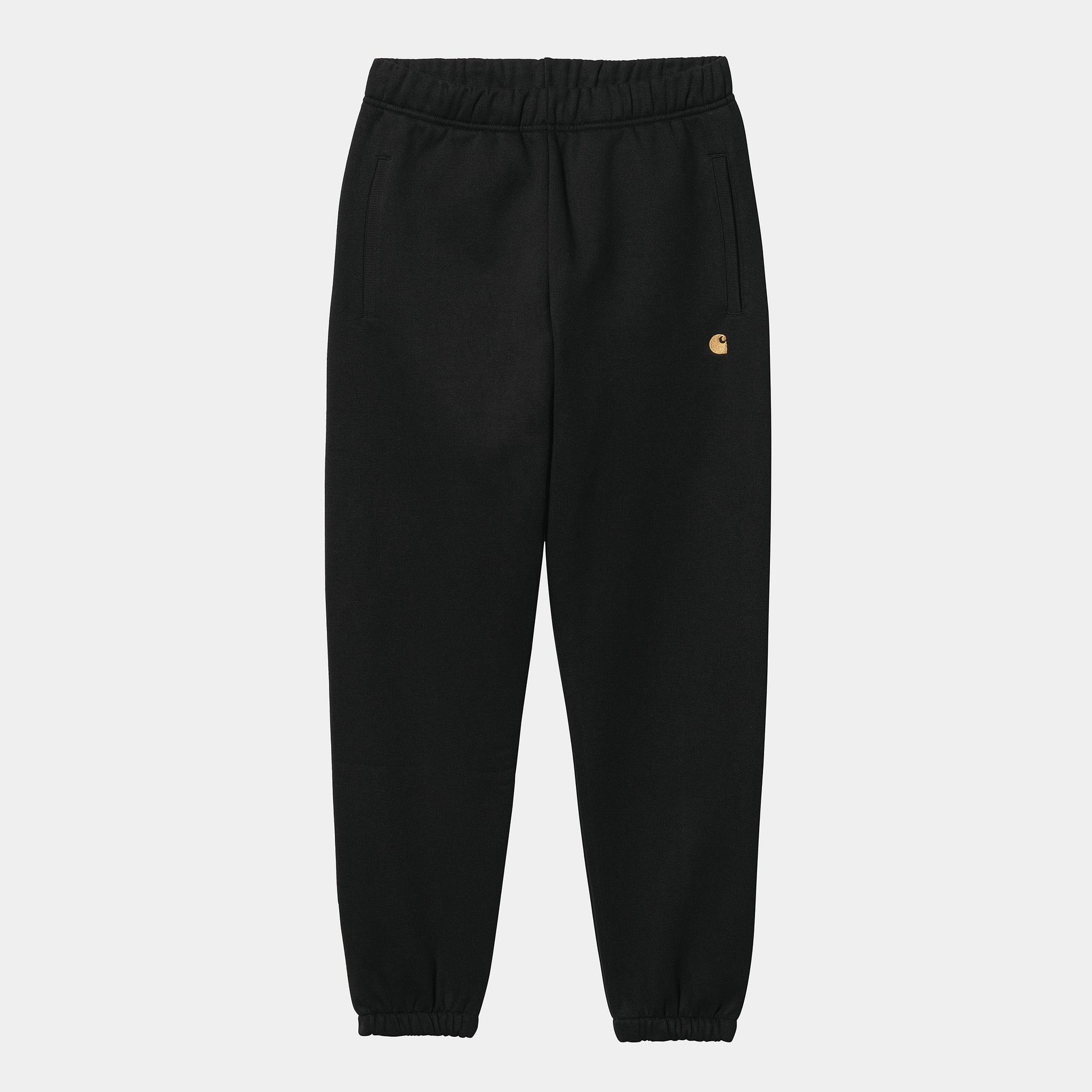 Carhartt WIP Chase Sweat Pant Black / Gold