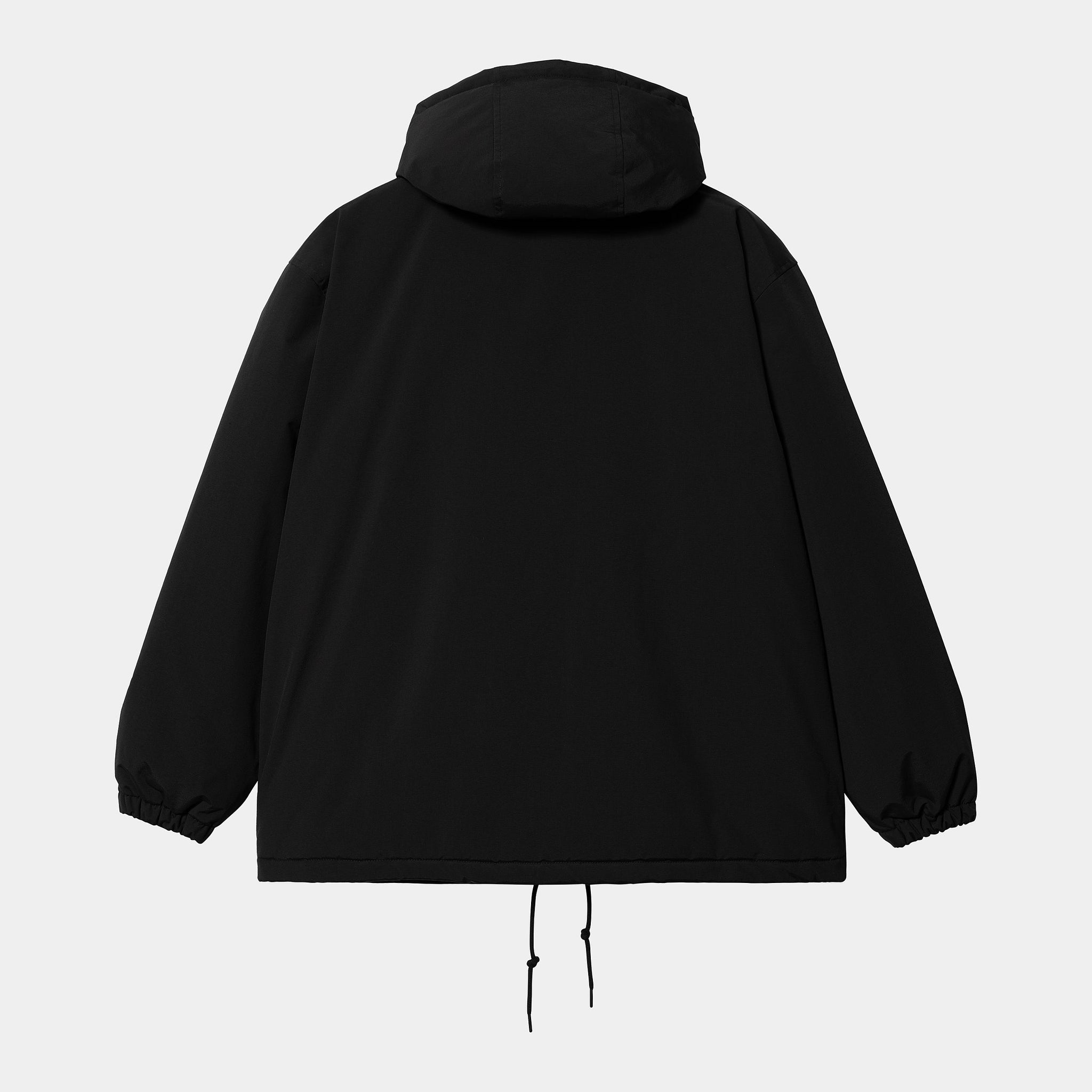 Carhartt WIP Hooded Coach Jacket (Black / White)