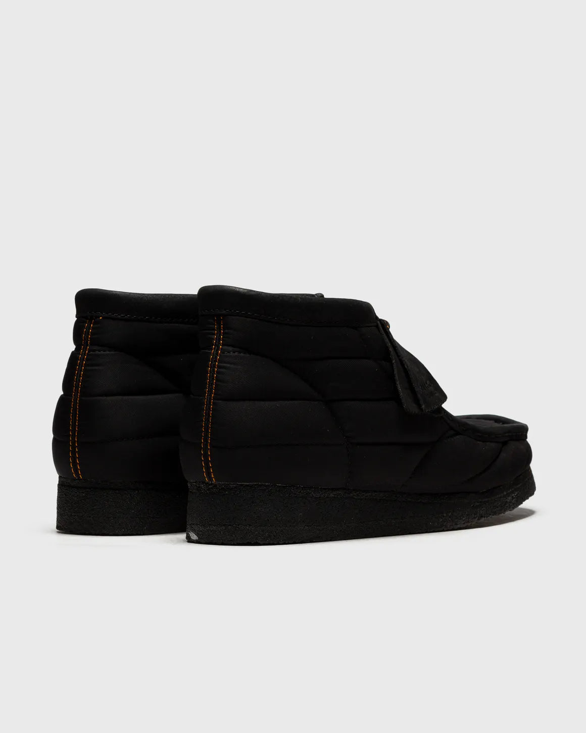 Clarks Wallabee boot black quilted