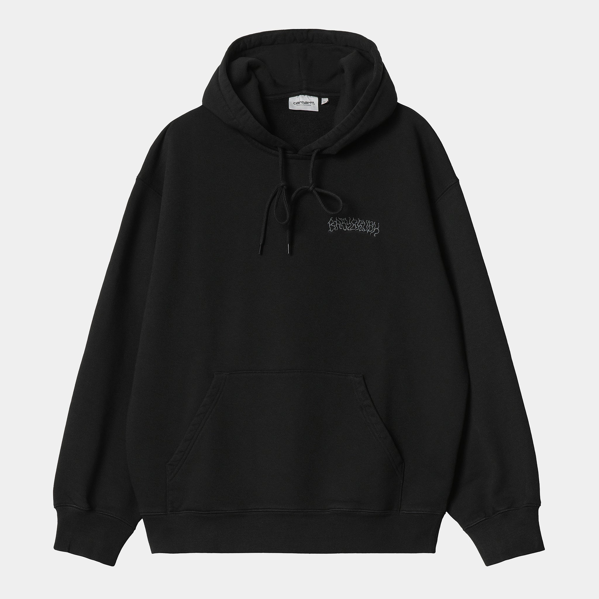 Carhartt WIP Hooded Babybrush Duck Sweat (Black)