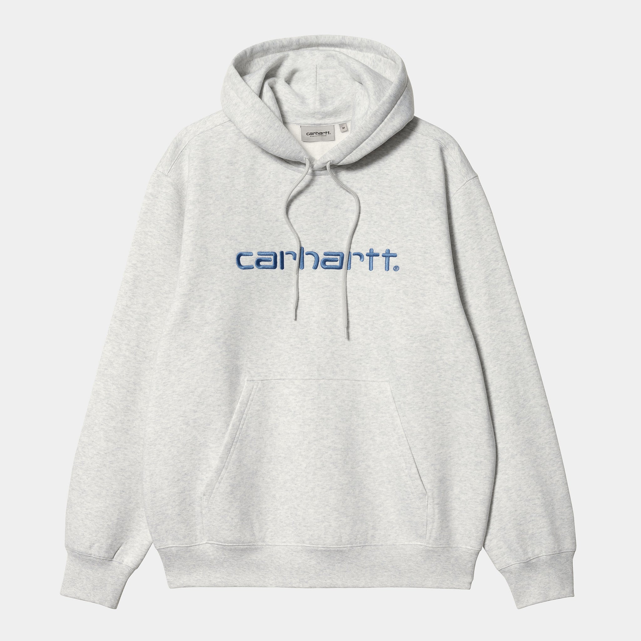 Carhartt WIP Hooded Carhartt Sweat (Ash Heather / Liberty)