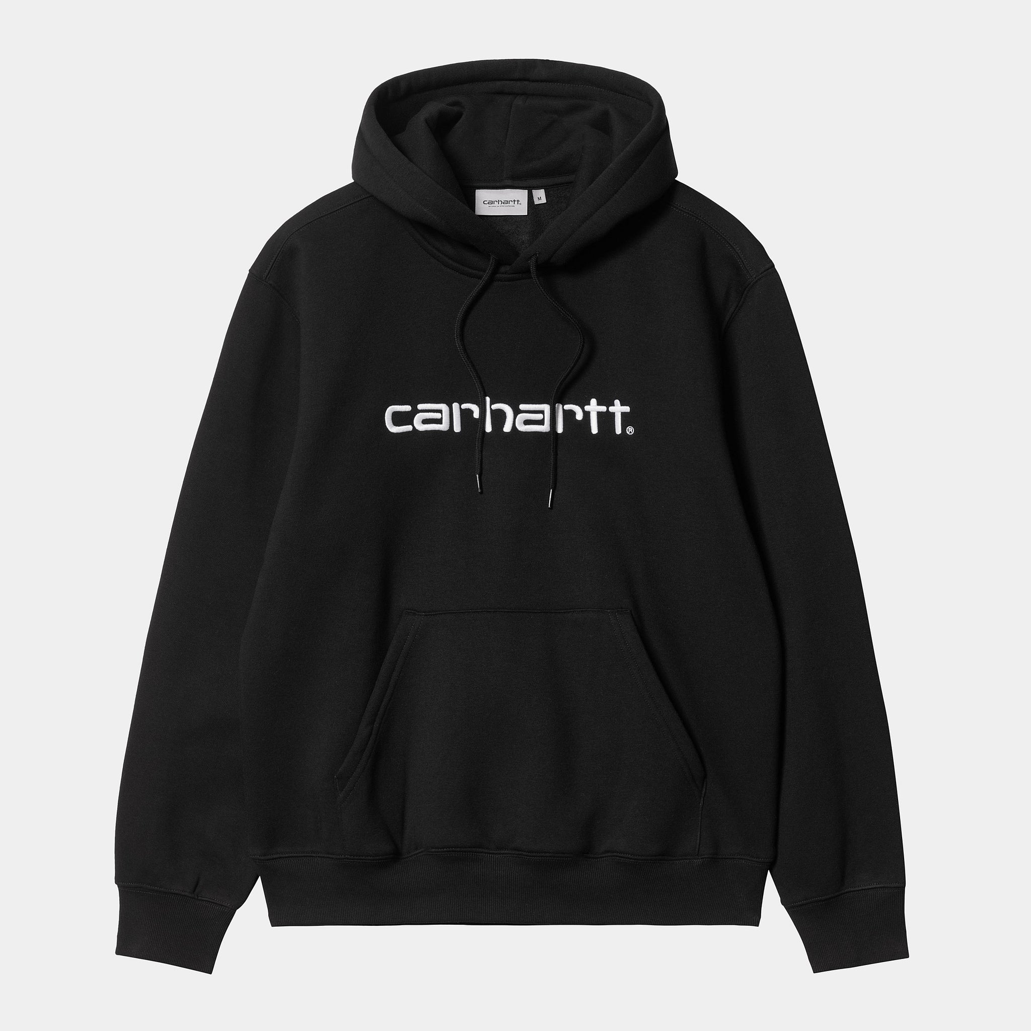 Carhartt WIP Hooded Carhartt Sweat Black / White