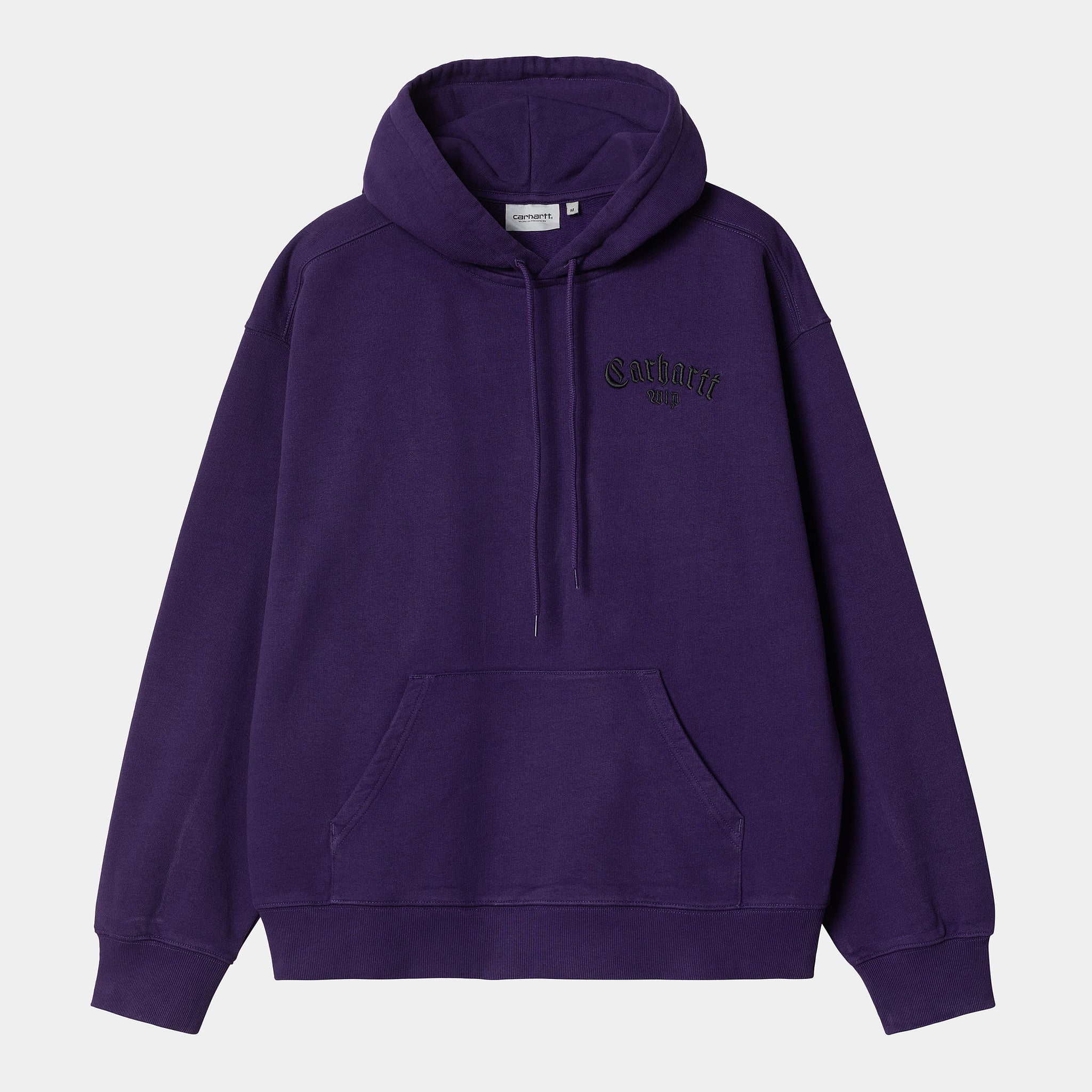 Carhartt WIP Hooded Onyx Script Sweat (Tyrian,Black)