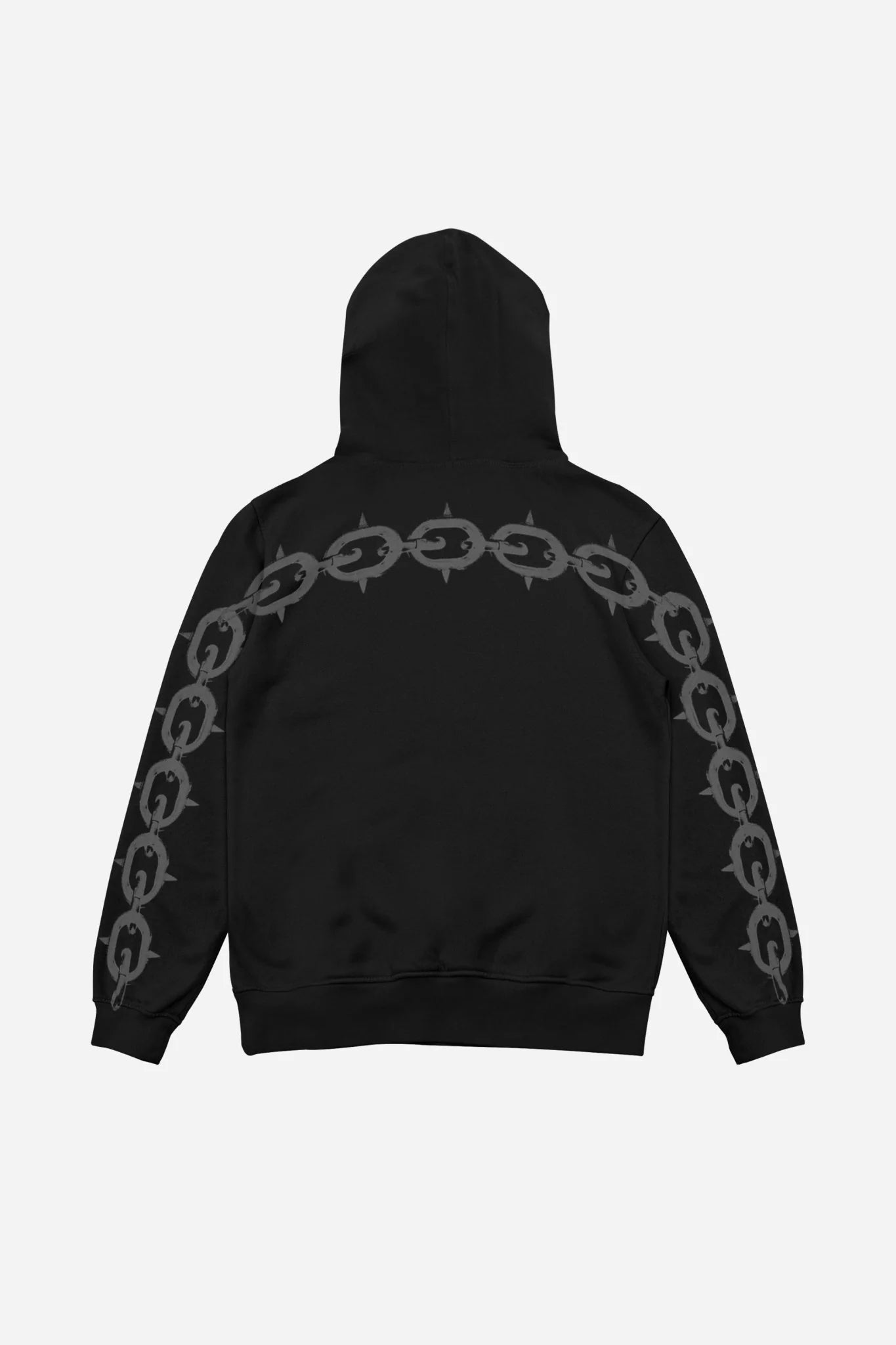 Chrome Zip Hoodie (Black)