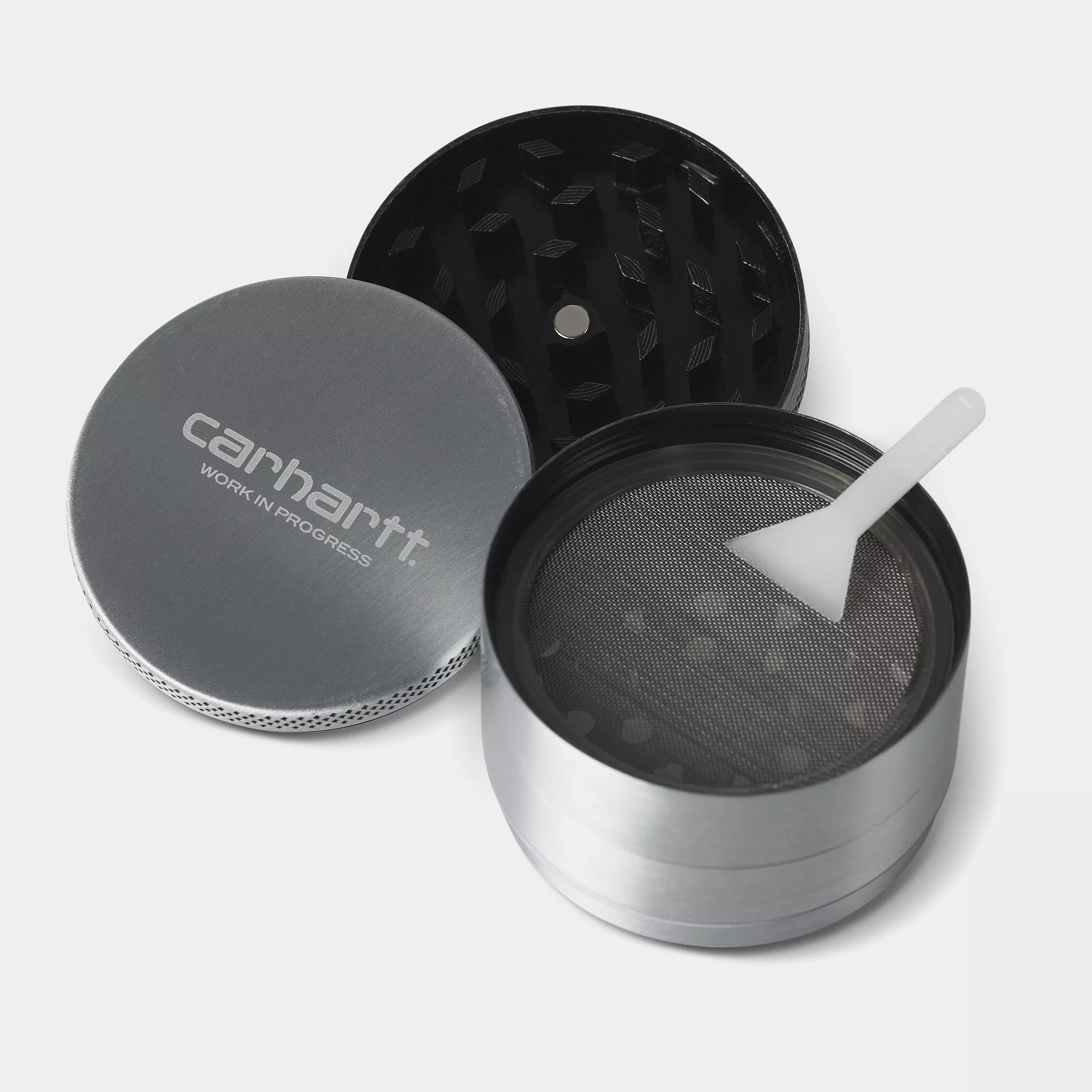 Jazzy Grinder Zinc Alloy Silver