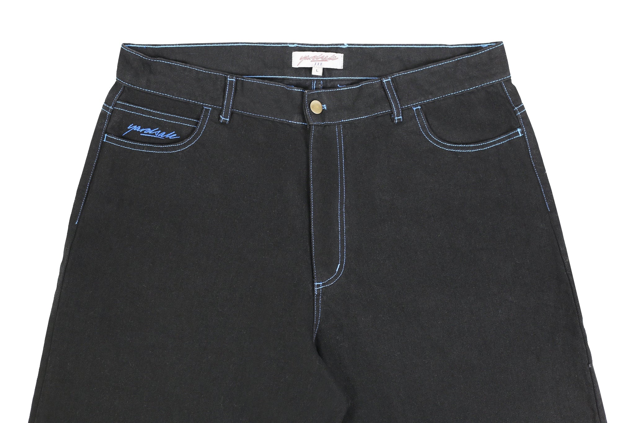 Goblin Jeans (Black/Blue)